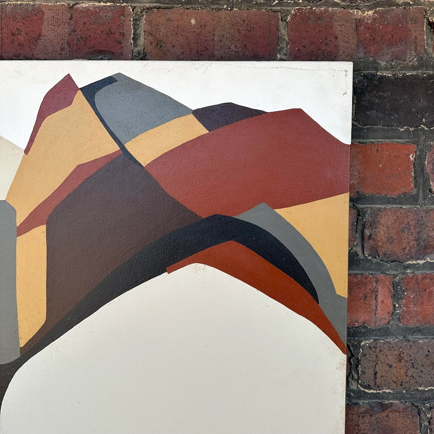 Gail Cottingham Abstarct Painting 1975 American Aspen Colorado