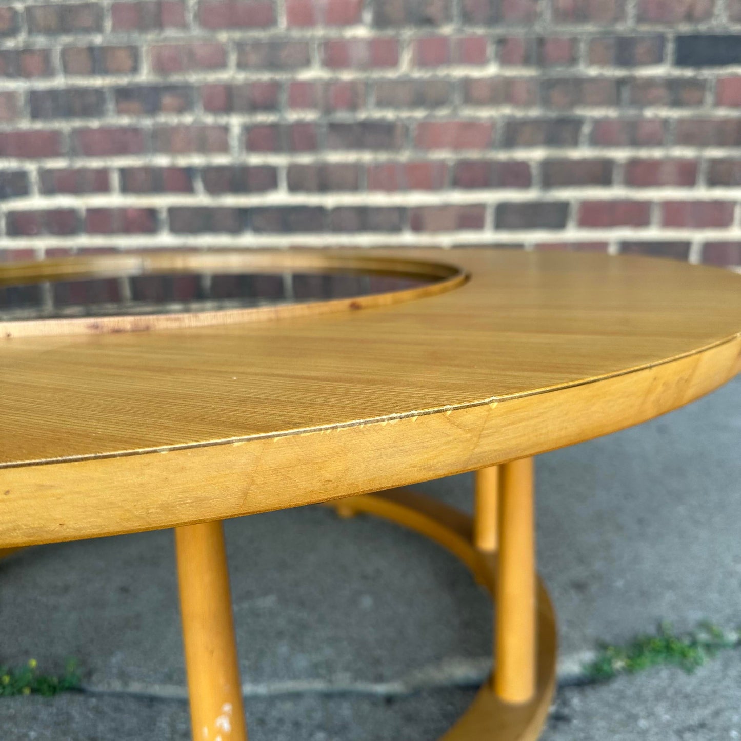 Robsjohn-Gibbings for Widdicomb Lazy Susan Coffee Table Mid-Century Modern