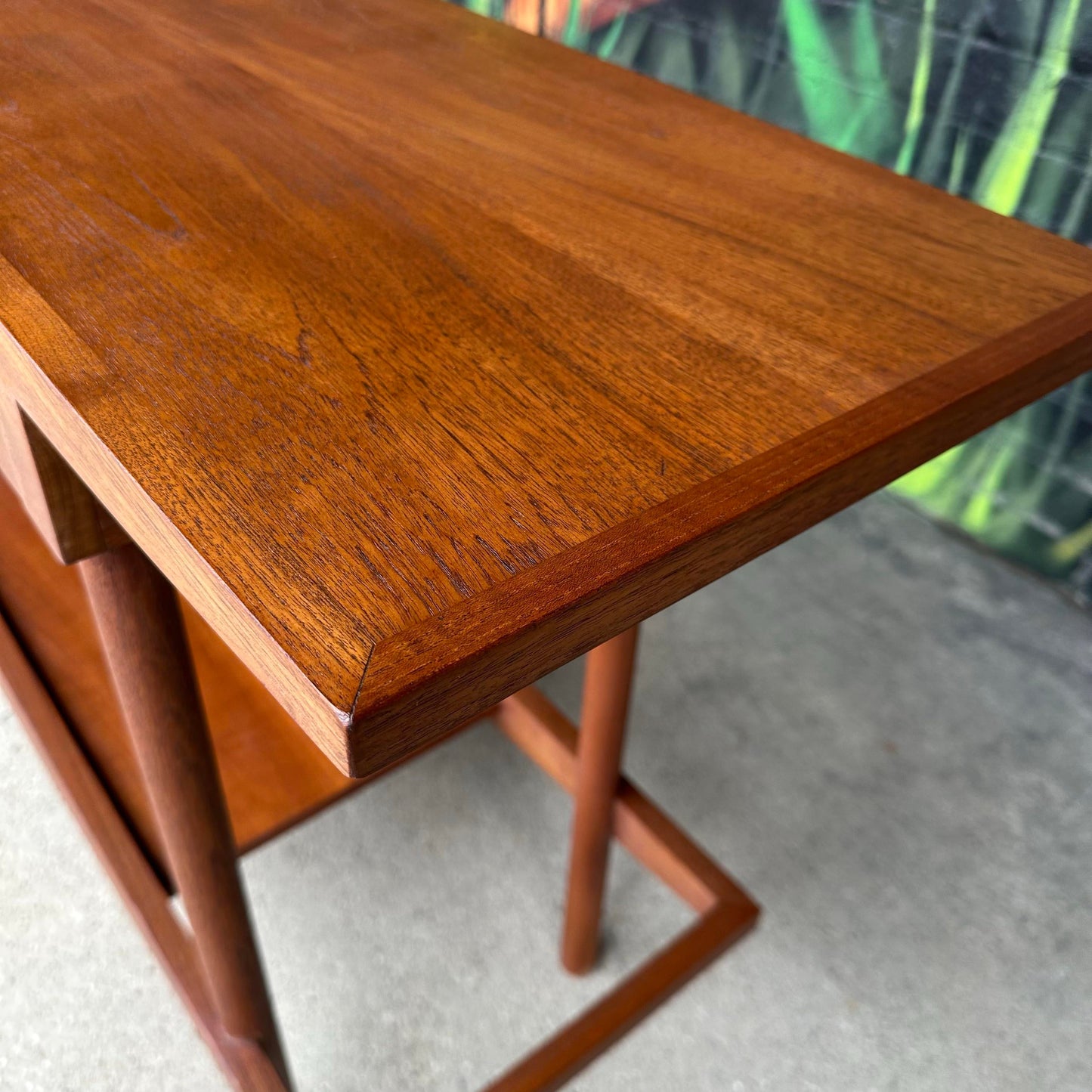 William Pahlmann Walnut Studio Console Table