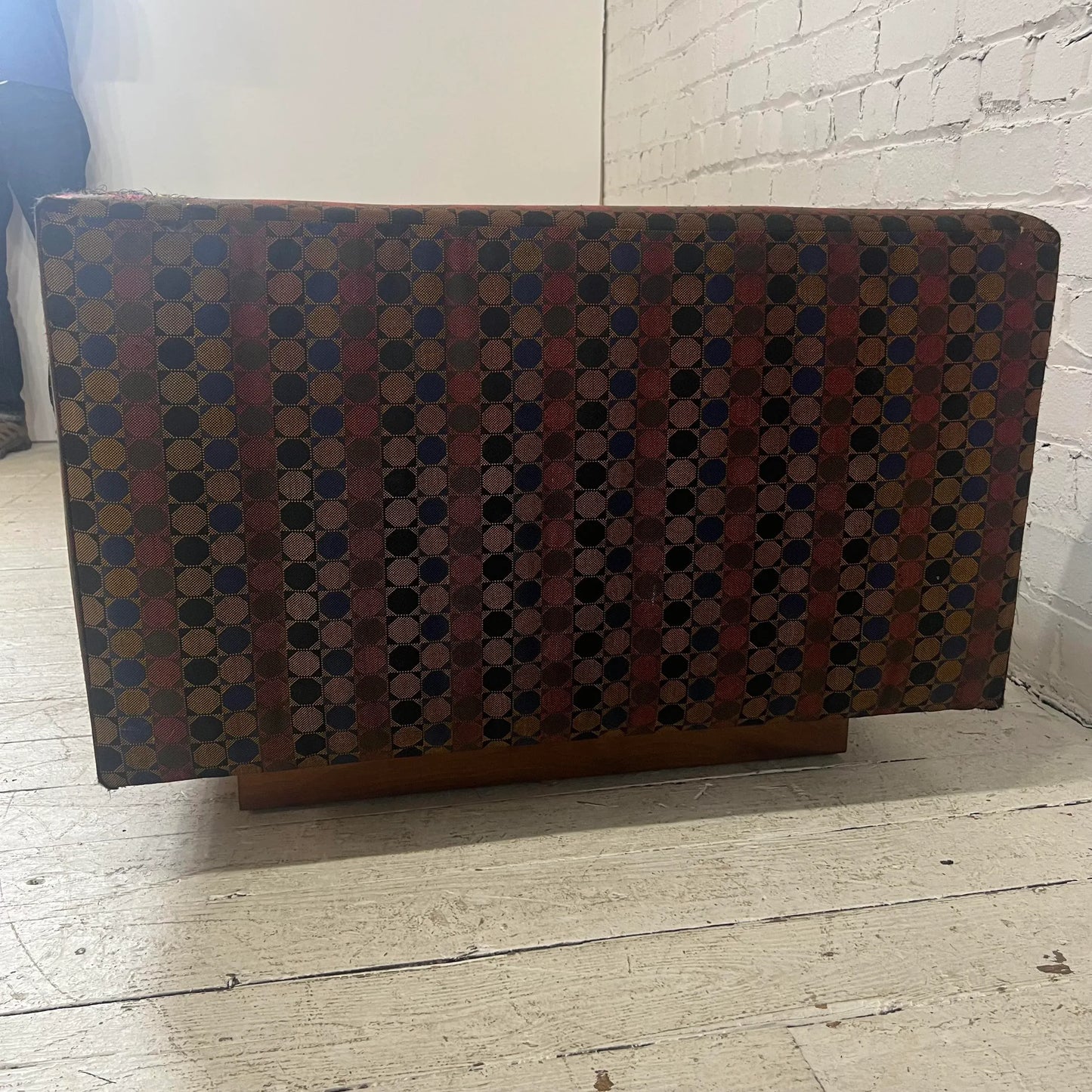 Edward Wormley for Dunbar Walnut Platform Sofa Loveseat