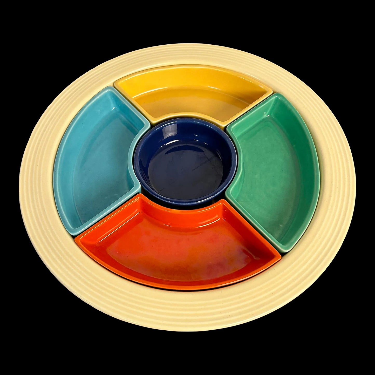 Fiestaware Colorful Relish Tray