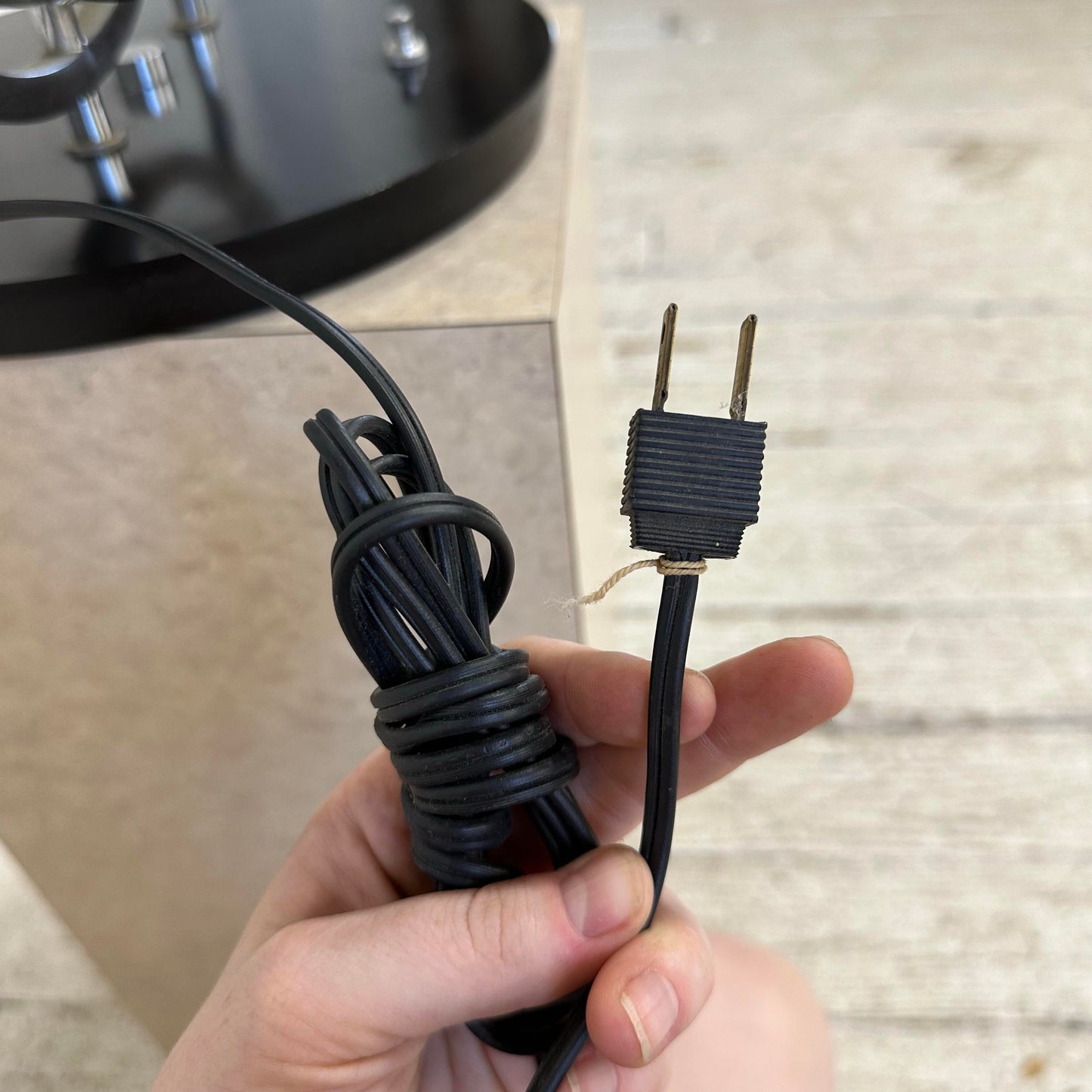 Funky Spaghetti Chrome 3 Way Table Lamp