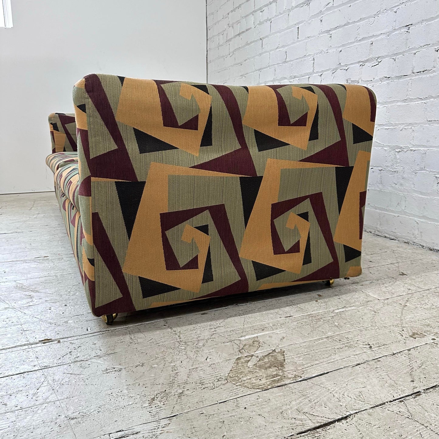 Edward Wormley for Dunbar Sofa Possibly a Jack Lenor Larsen Fabric