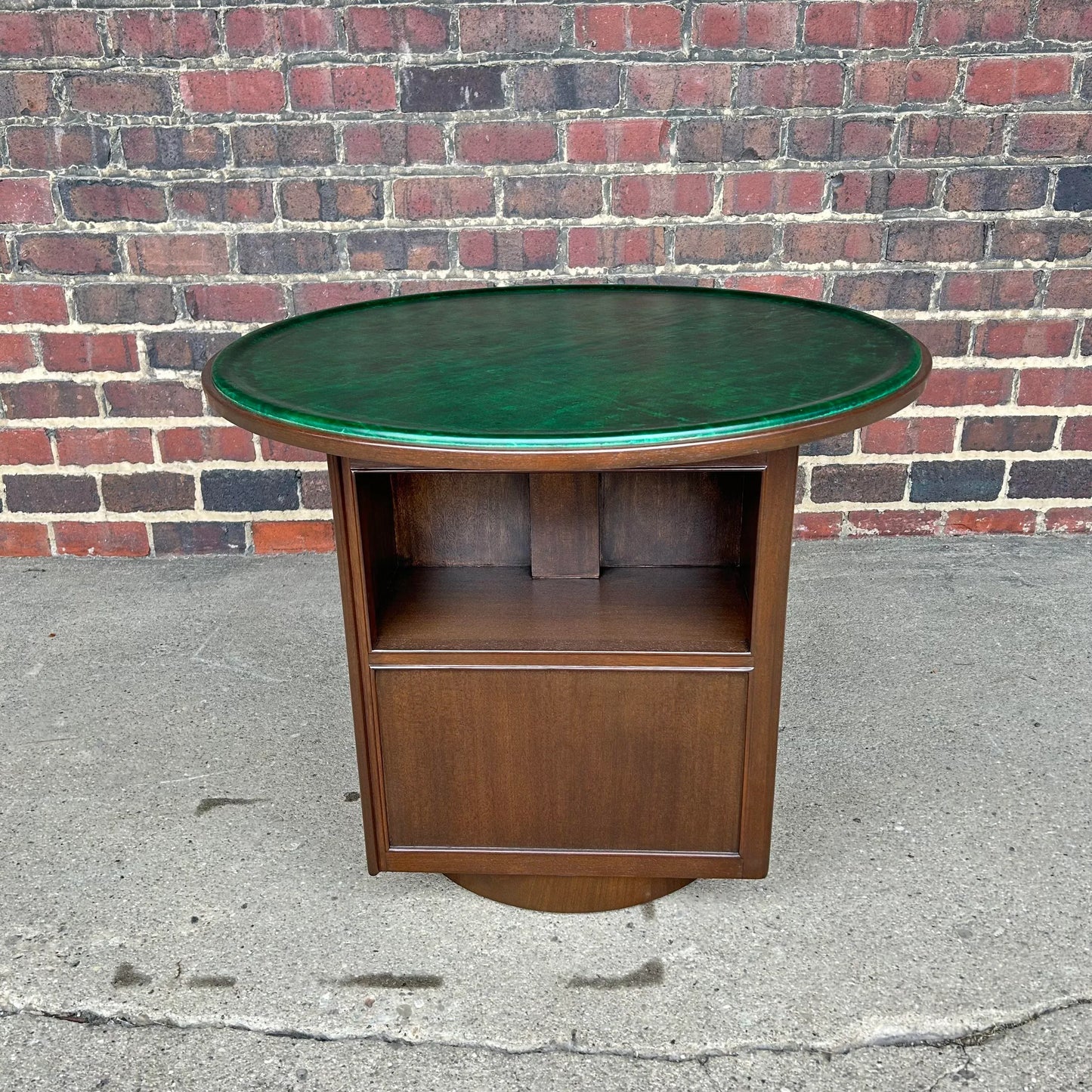 Edward Wormley for Dunbar Rotating Library Game Table