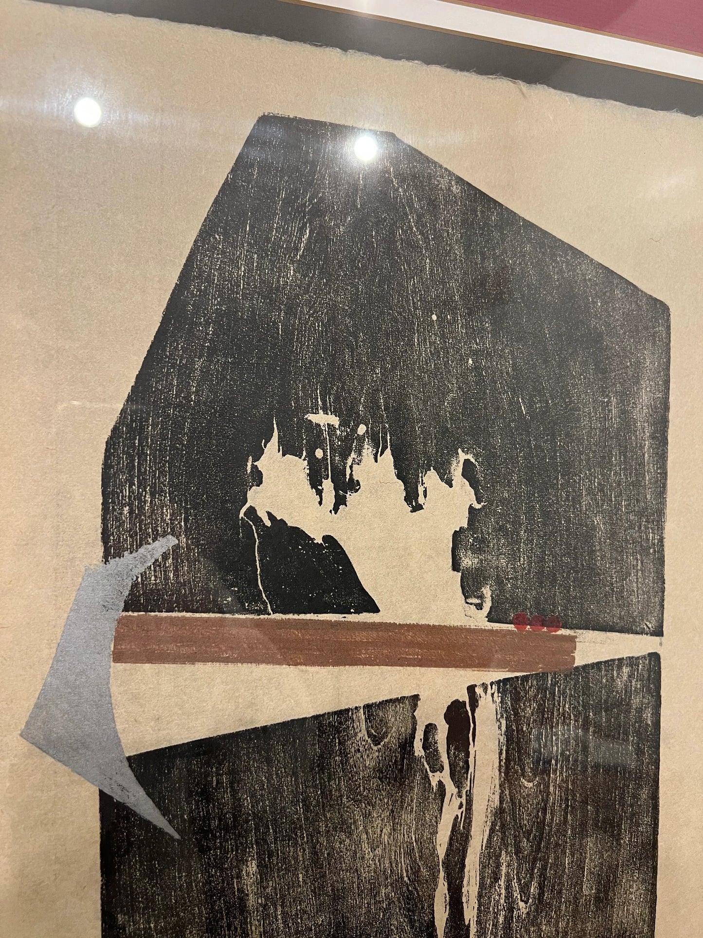 Framed Stamped Litho by Artist Carol Morgan Signed and Numbered Ap 1/1 79’