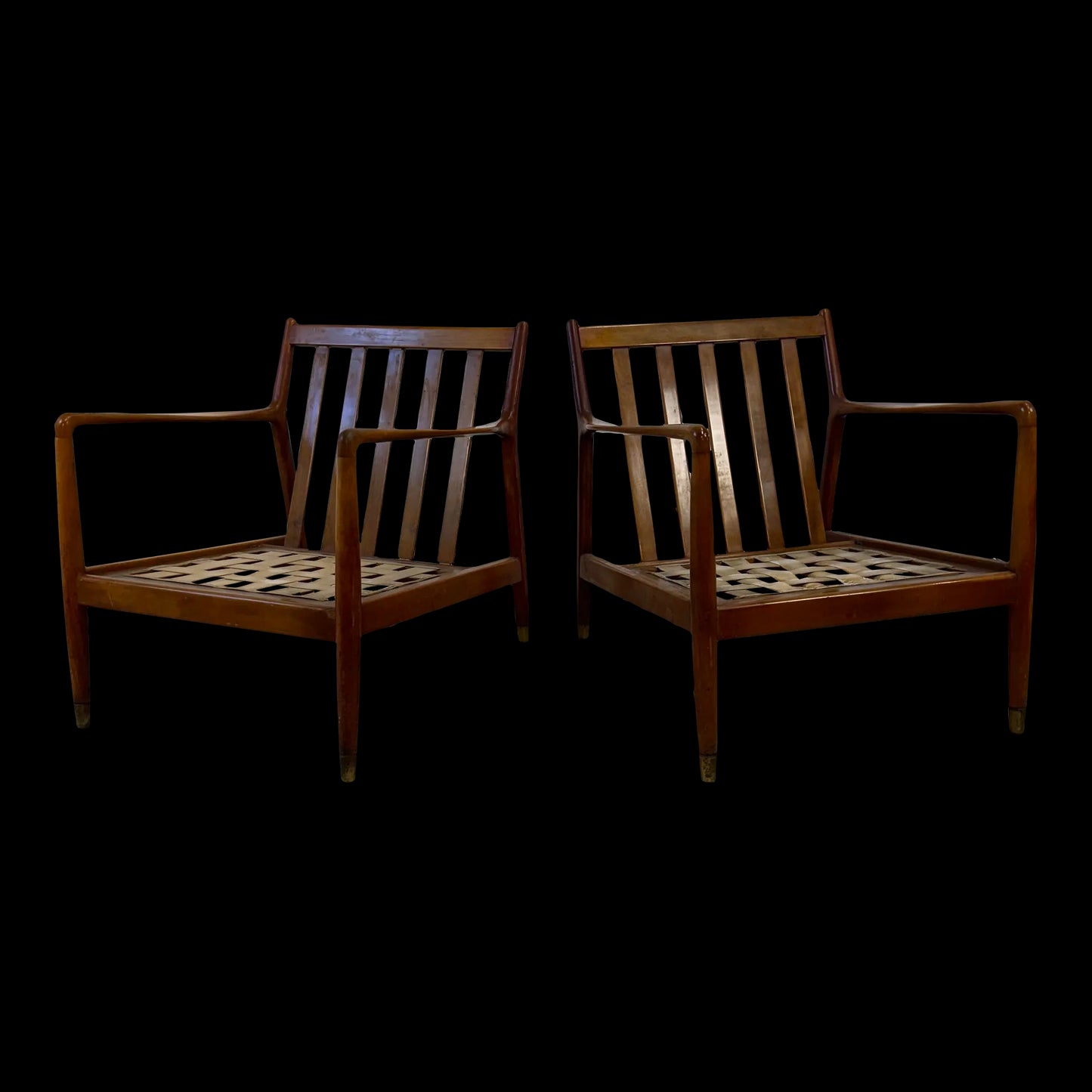 Pair of Danish Modern Club Chairs by Dux Folke Ohlsson