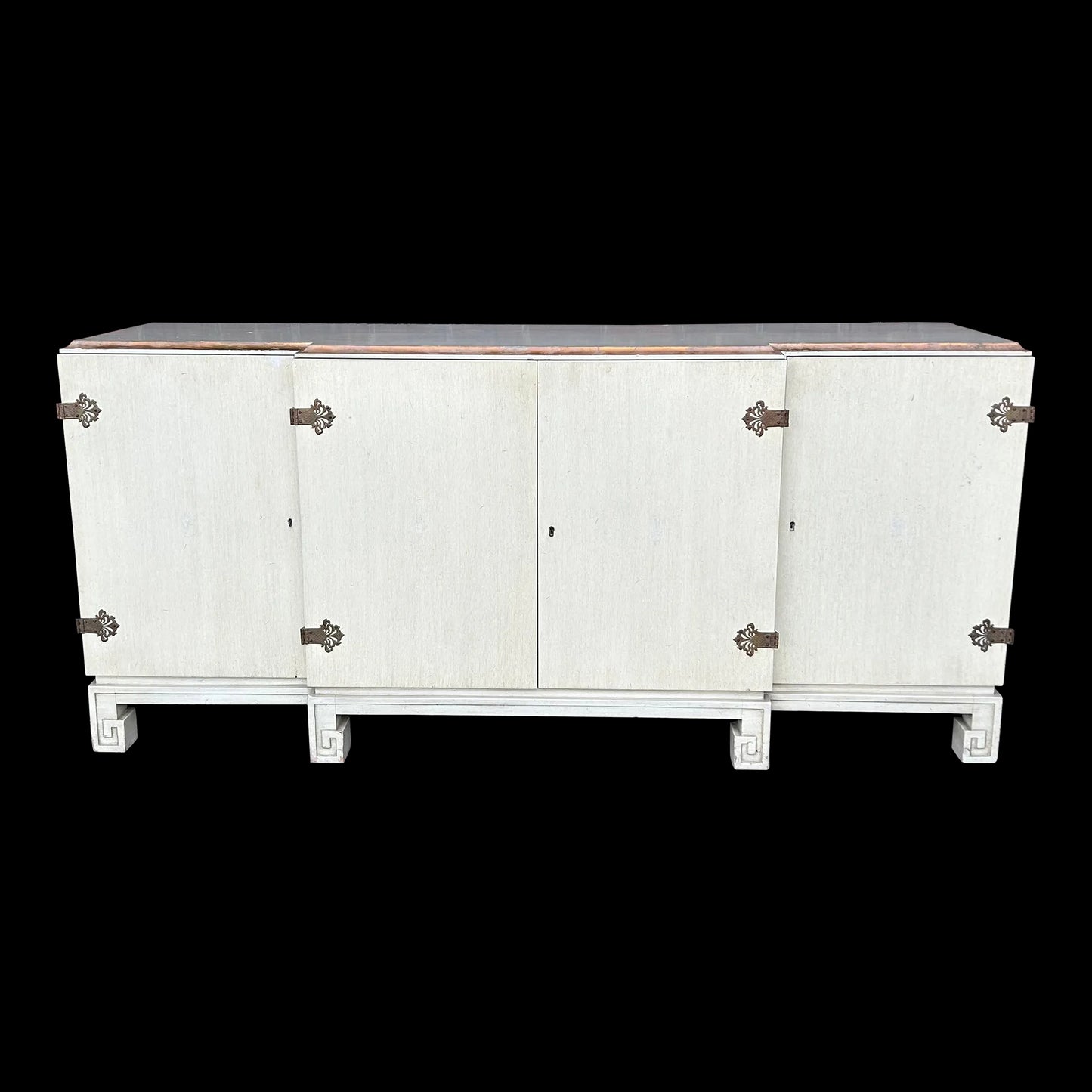 Modern Credenza With Greek Key Legs