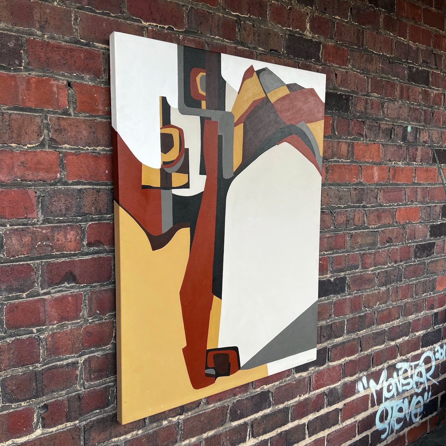 Gail Cottingham Abstarct Painting 1975 American Aspen Colorado