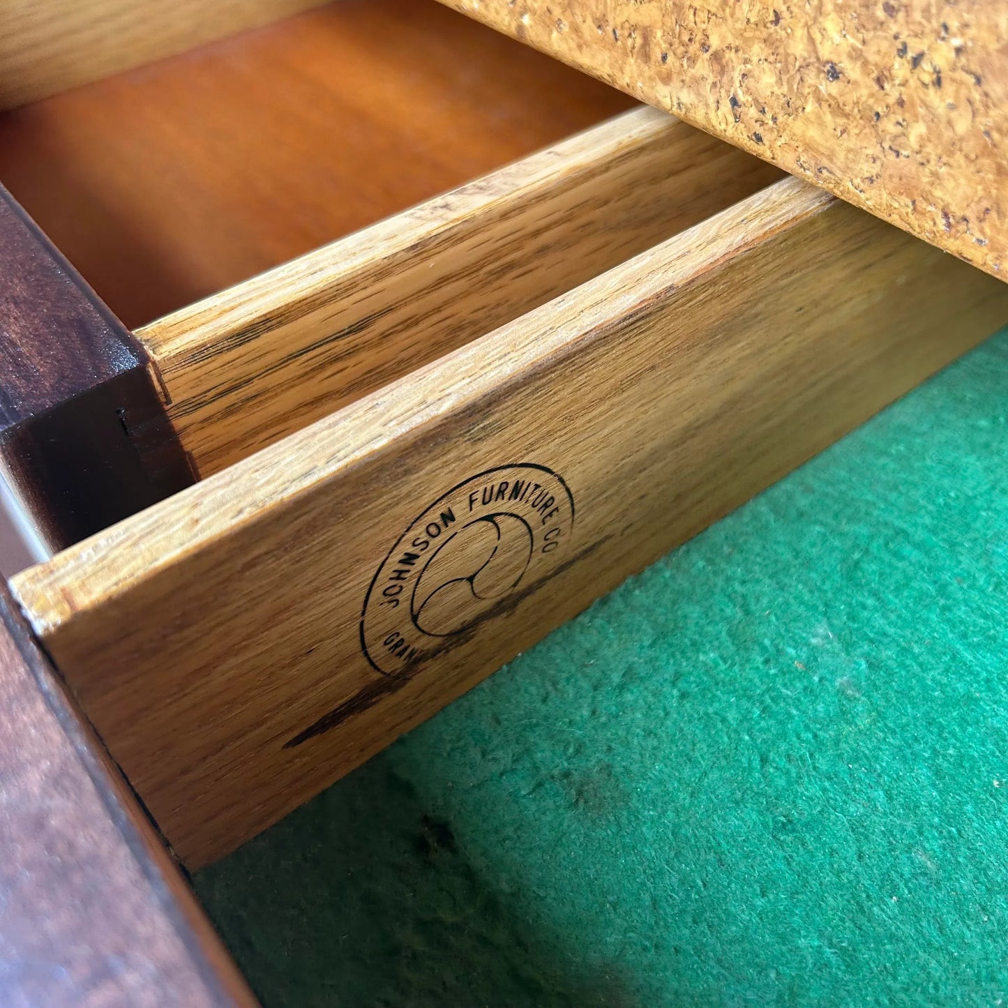 Paul Frankl for Johnson Furniture Company Small Credenza Storage Cabinet