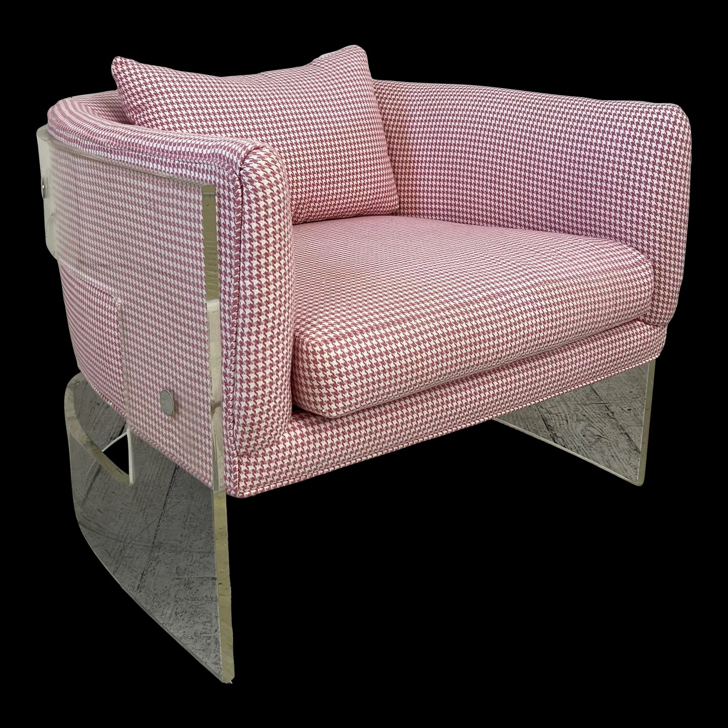 Milo Baughman Bond Acrylic Club Chair