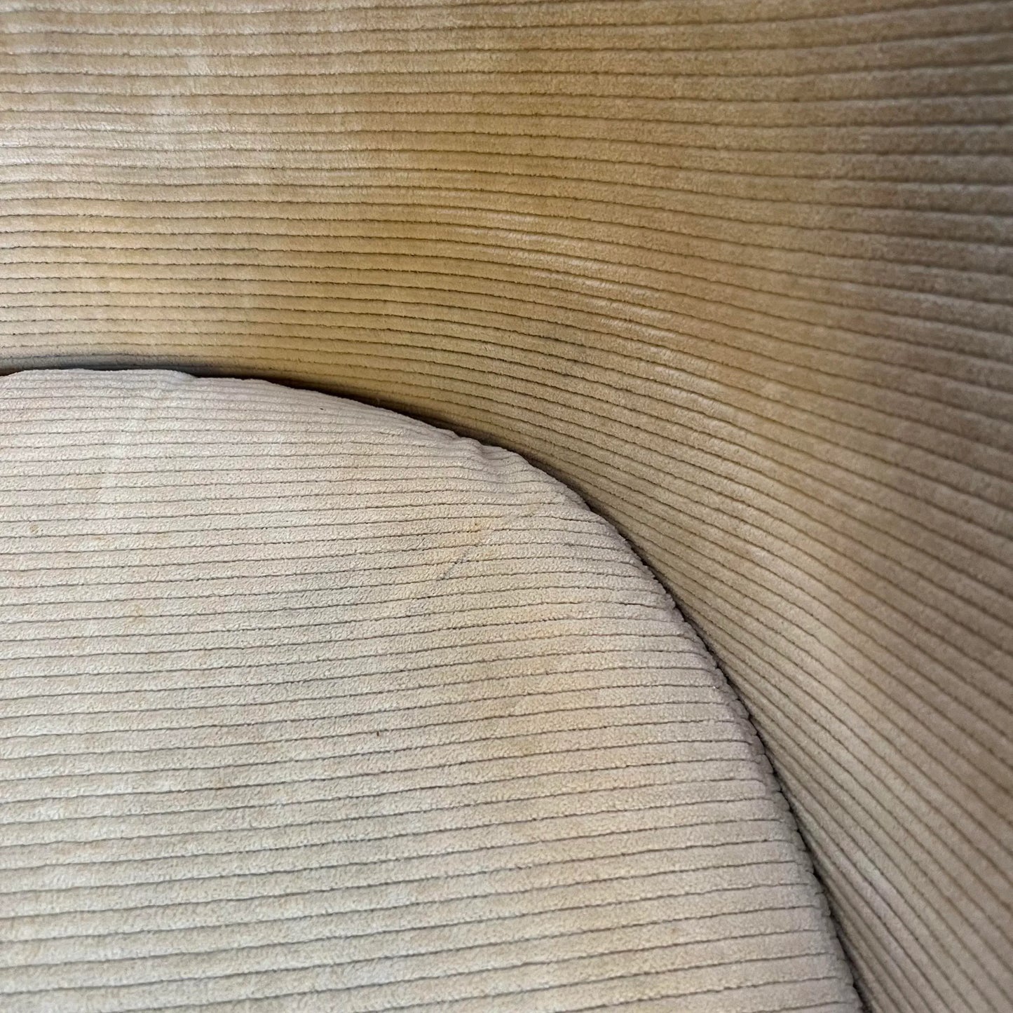 Pair of George Kasparian Cream Office Chairs Swivel Tilt