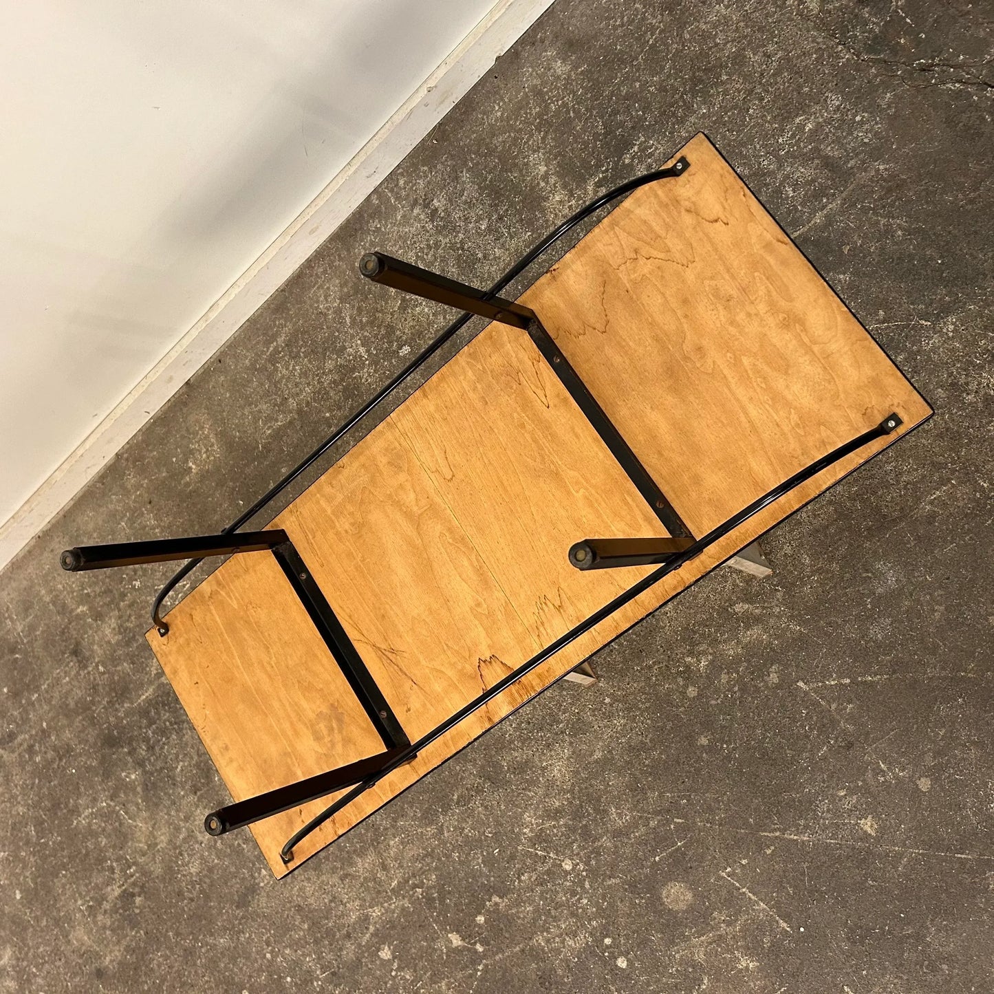 Vintage Fornasetti Style Petite Coffee Table Iron