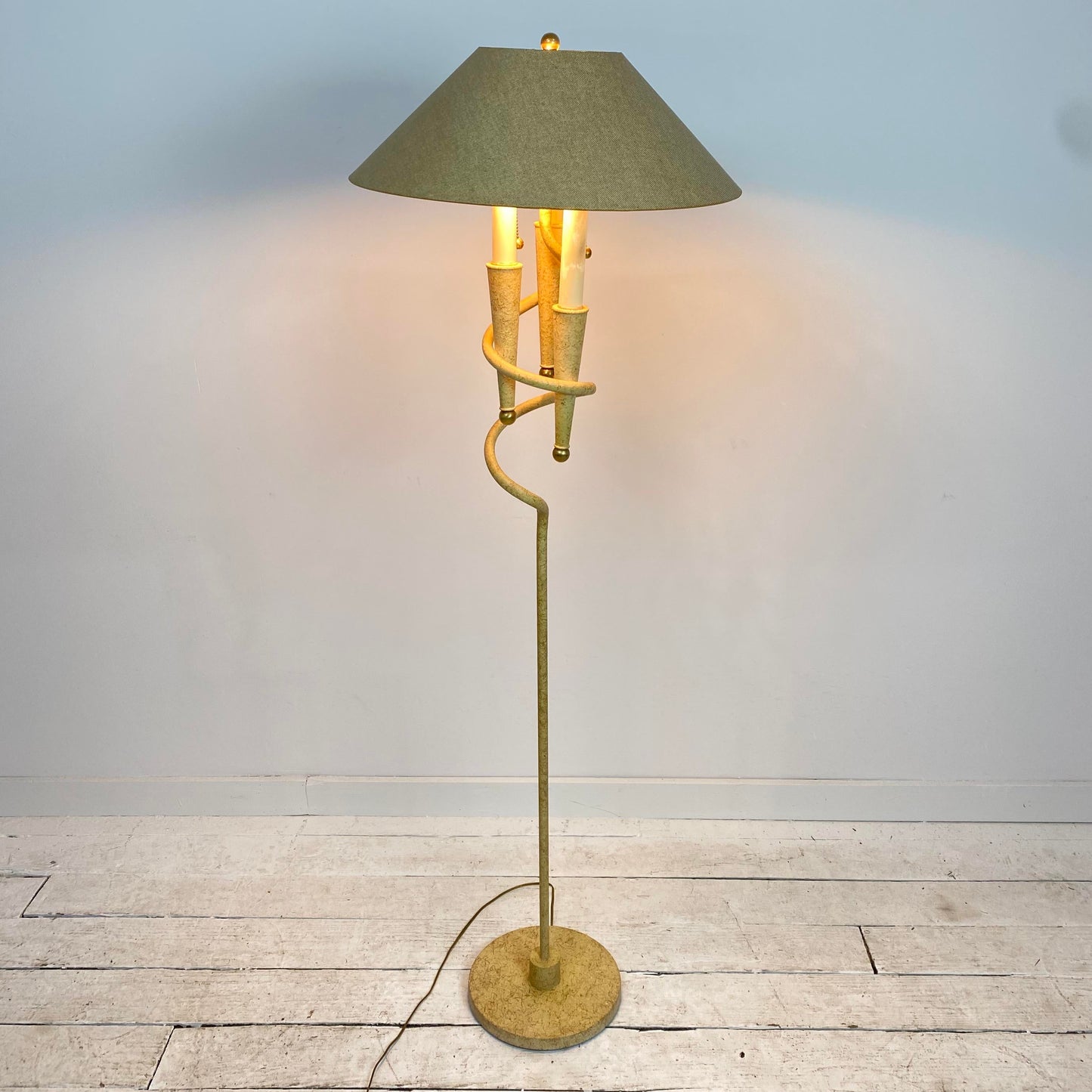 Vintage 1990s Frederick Cooper Floor Lamp