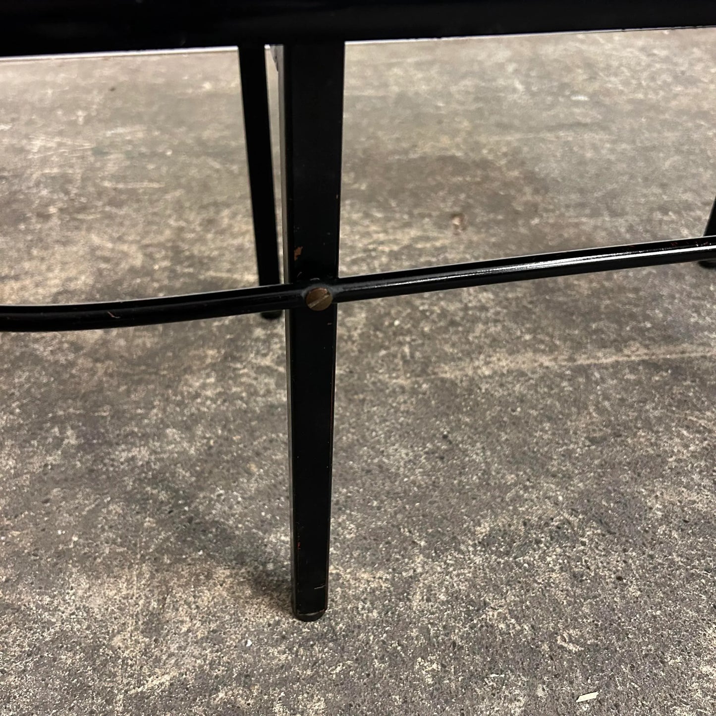 Vintage Fornasetti Style Petite Coffee Table Iron