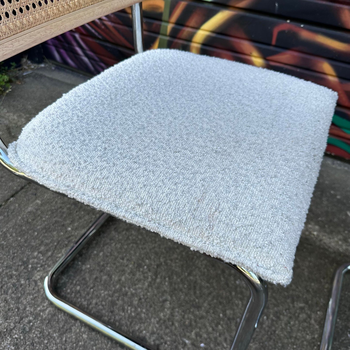 Set of 6 Marcel Breuer Cesca Style Dining Chairs