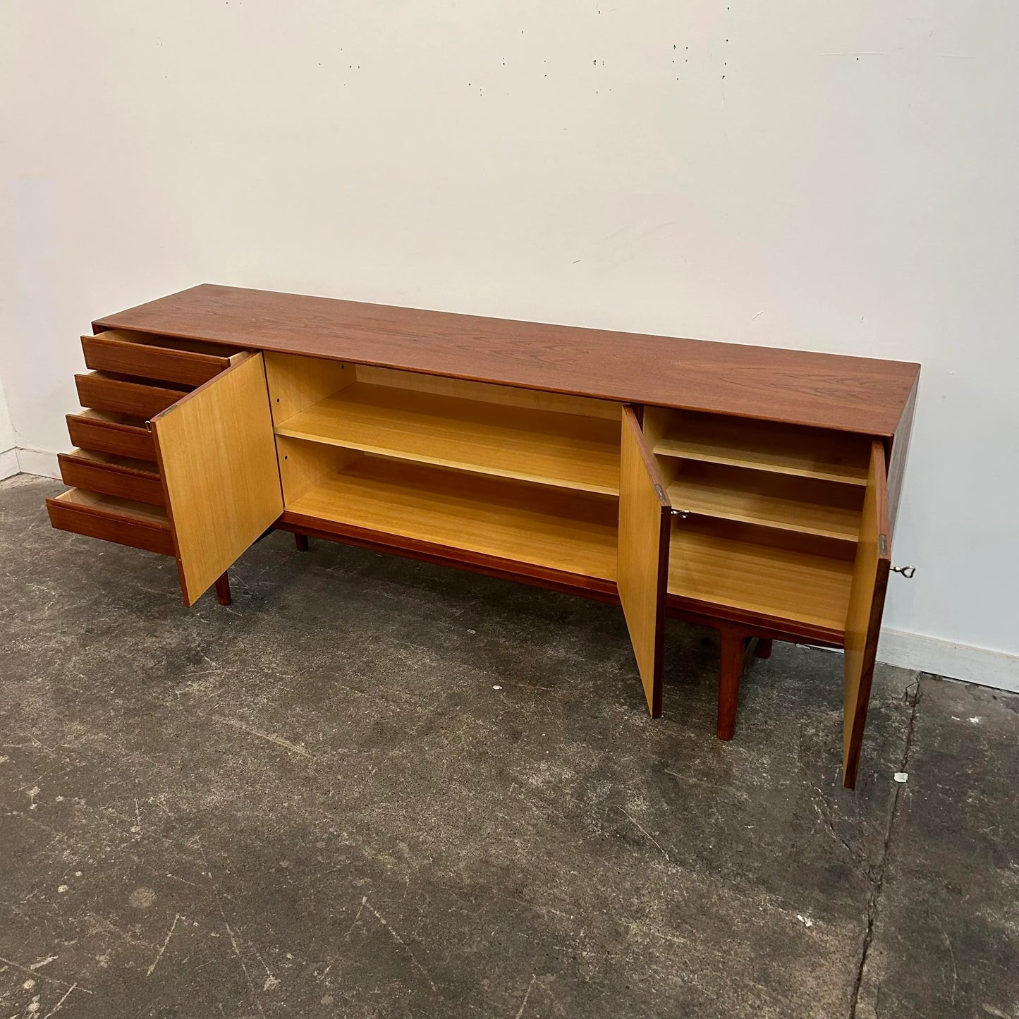 Mid Century Modern Teak Credenza Made in Norway