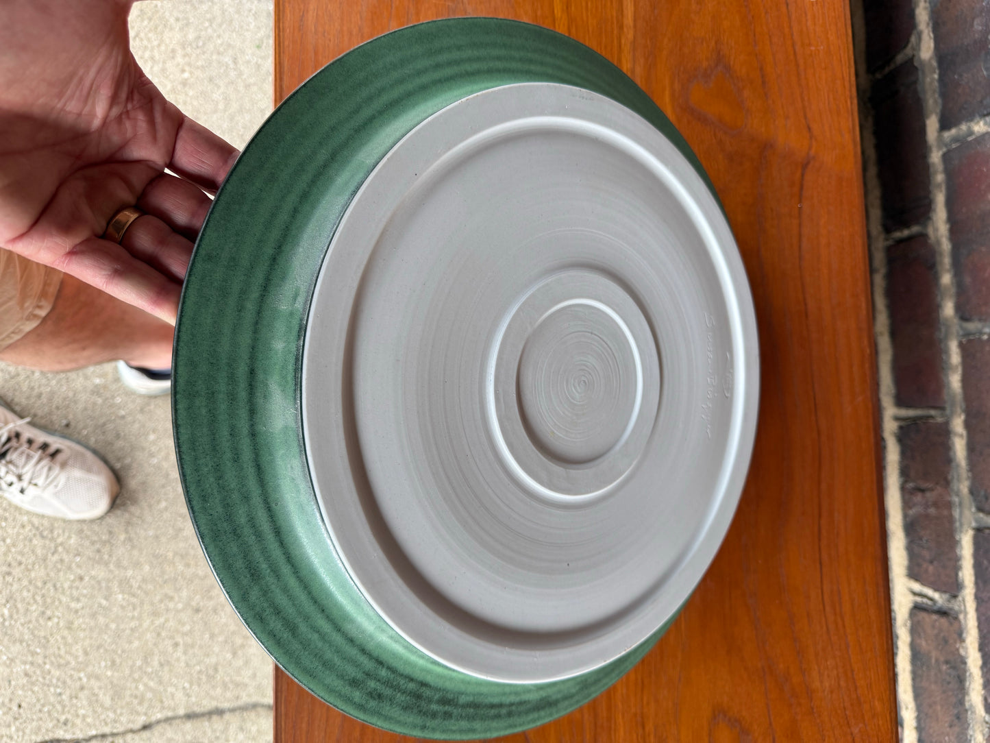 Ridgetop Pottery Susan Large Charger Platter Midcentury Pottery