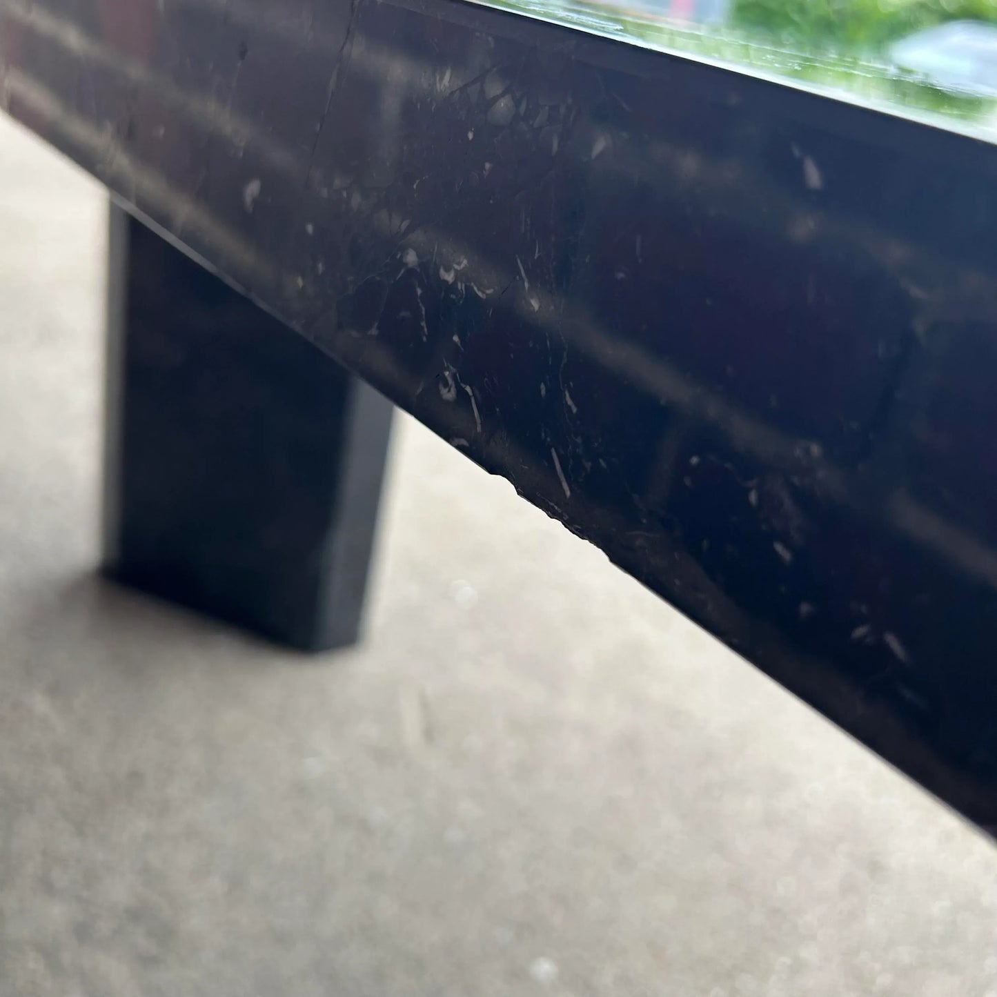 Black Marble Dining Table Rectangle