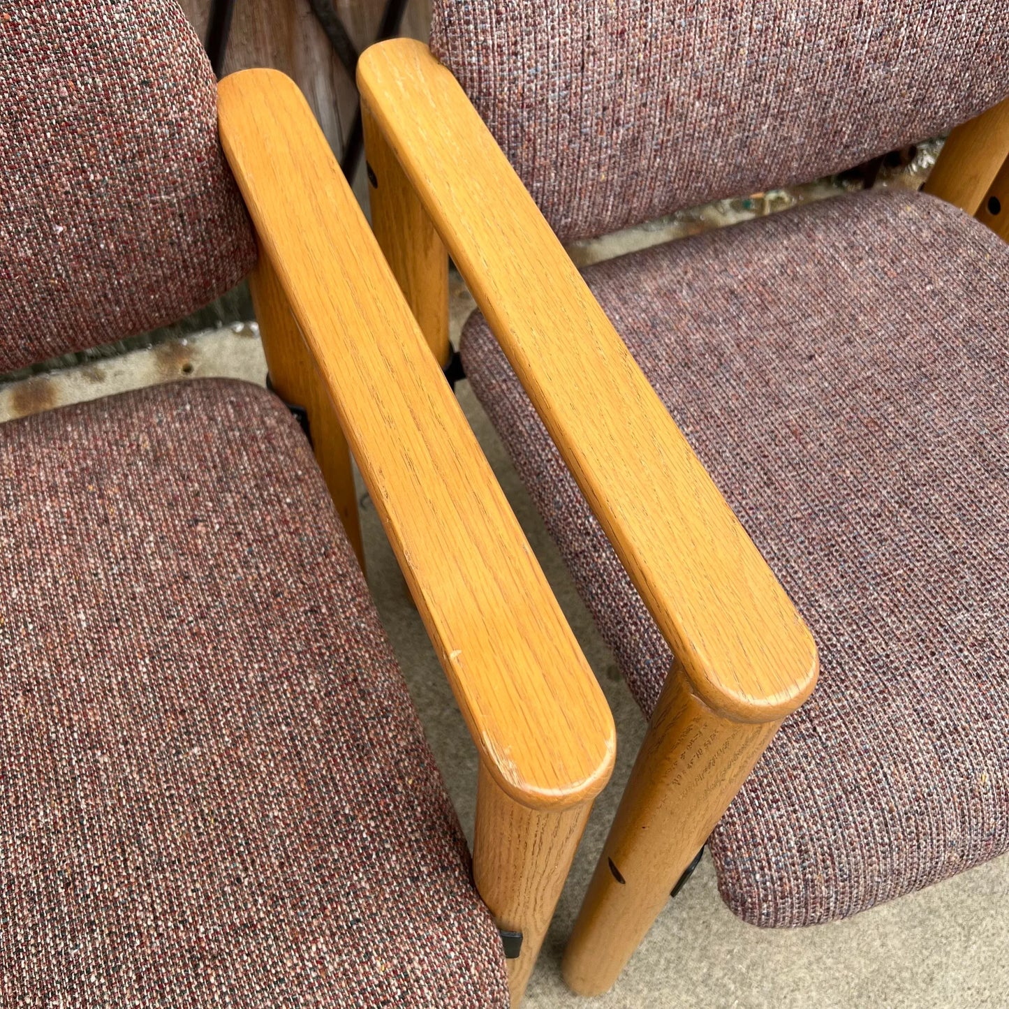Set of 3 Mid Century Modern Artec Office Chairs