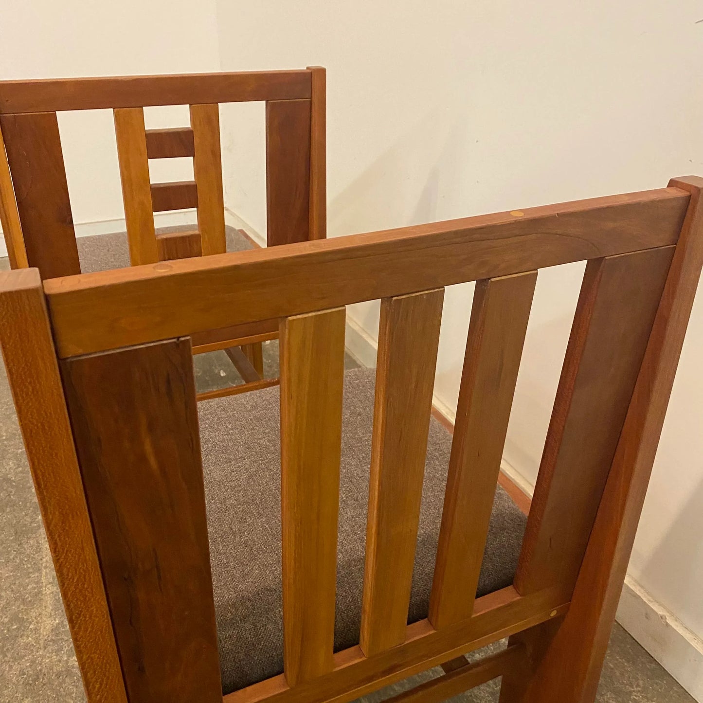 Pair of American Studio Made Chairs by Bruce DeMarco Cleveland Ohio