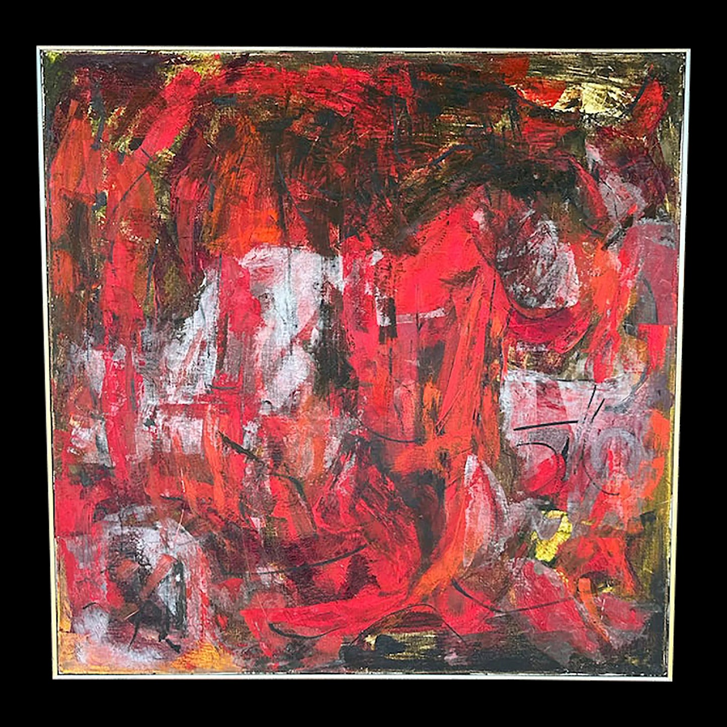 Abstract Painting by Gail Cottingham Aspen Colardo 1960’s 70’s