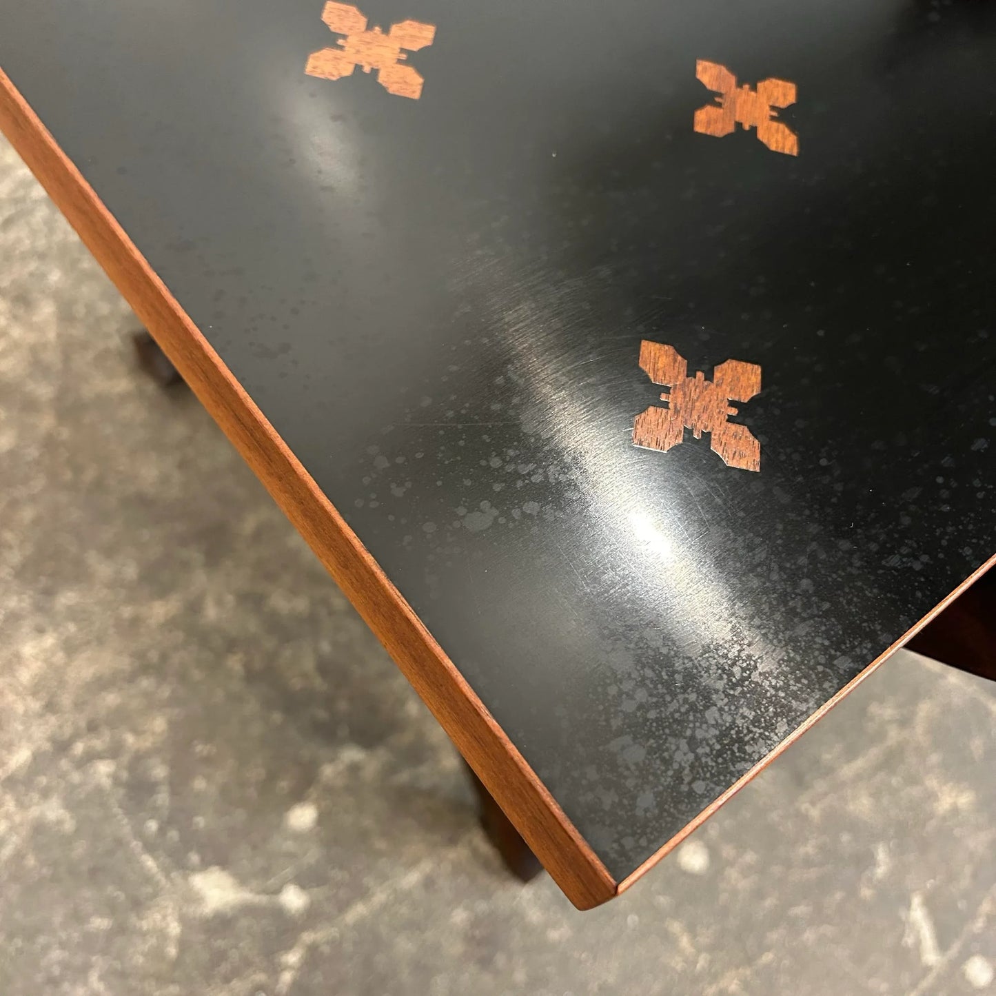 Rare Edward Wormley for Dunbar Rosewood X-Base Occasional Side Table