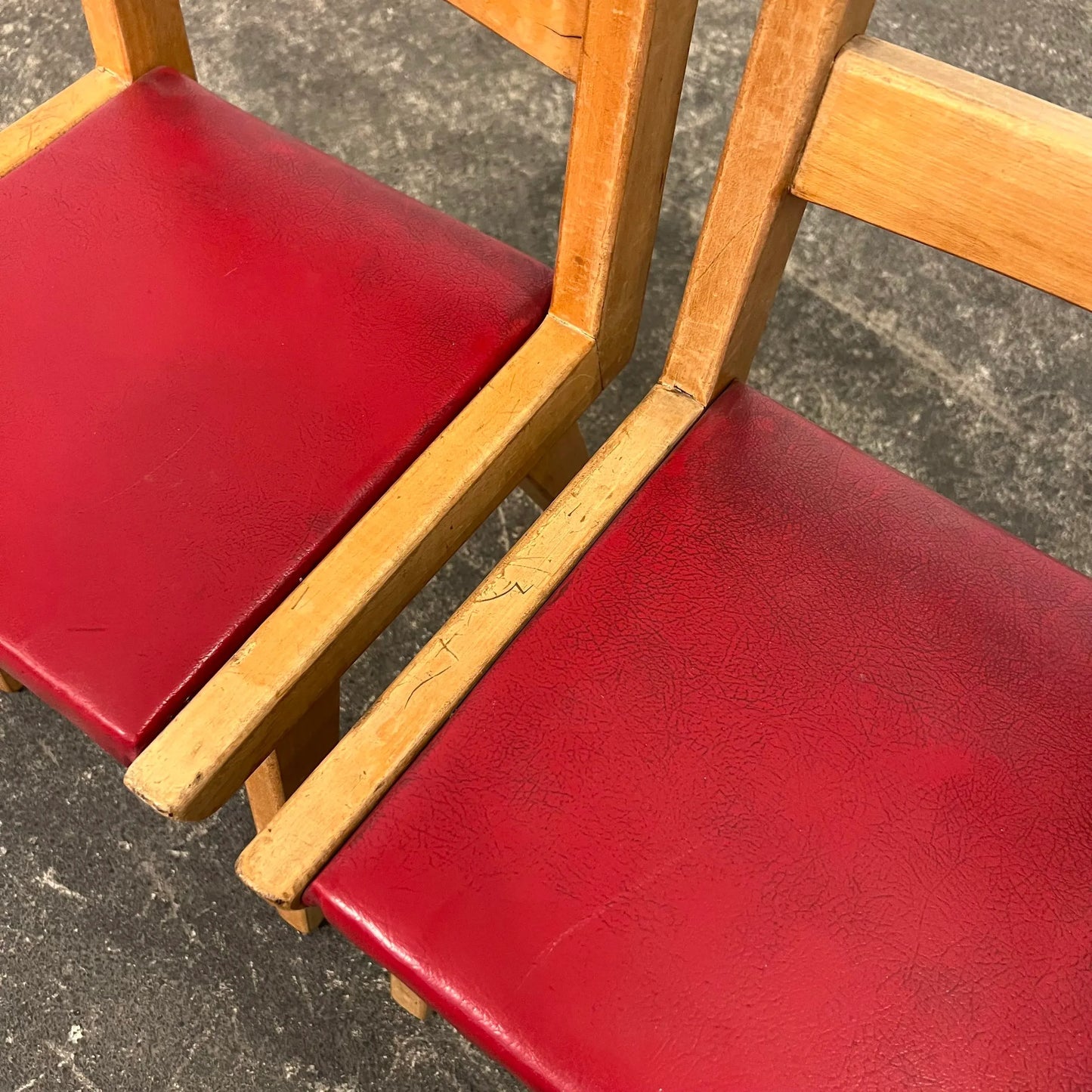 Pair of Jens Risom Style Children’s Chairs