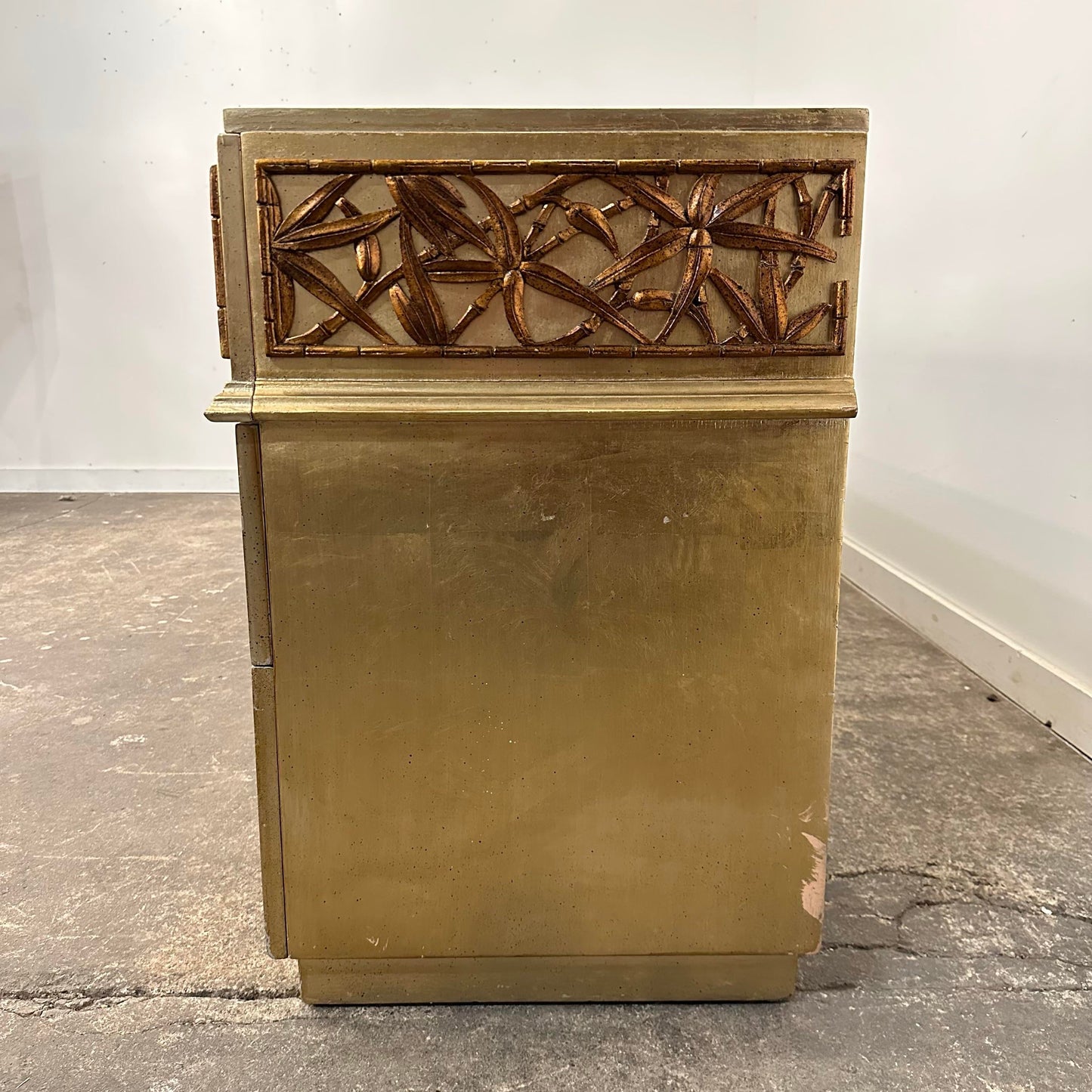 James Mont 2 Piece Bamboo Dresser