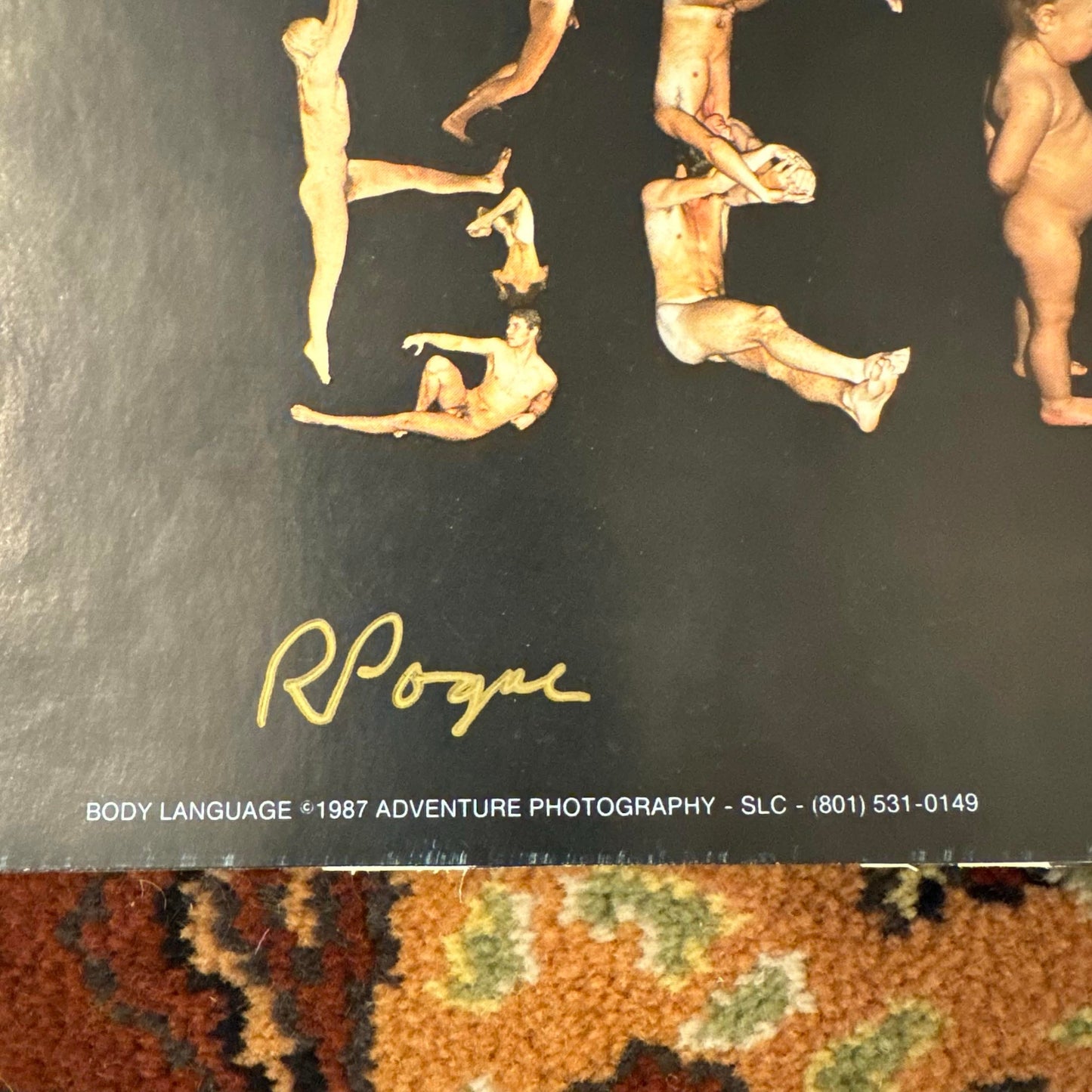 Obscenity Is in the Mind of the Beholder! Signed Poster