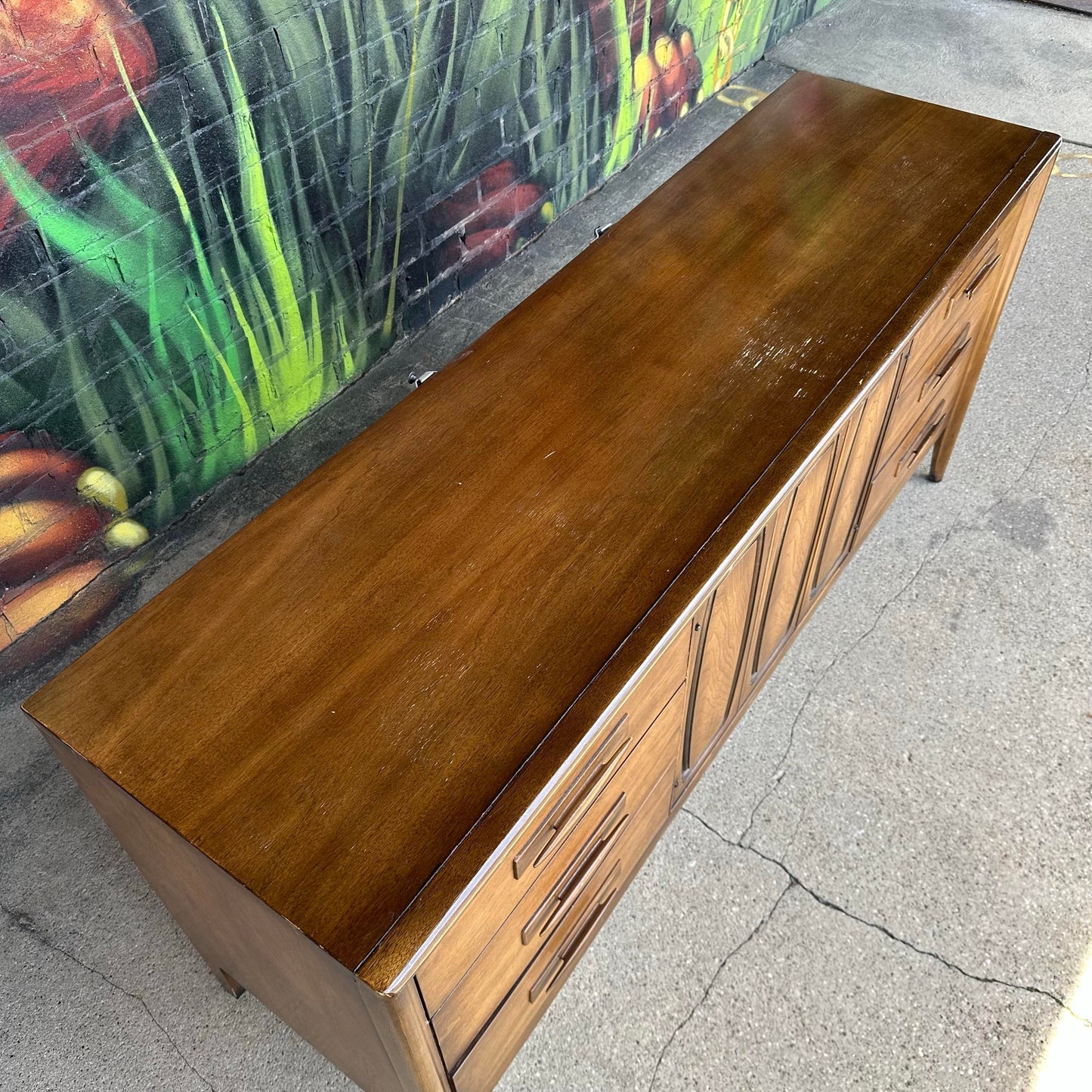 Mid-Century Modern Broyhill Emphasis Low Dresser