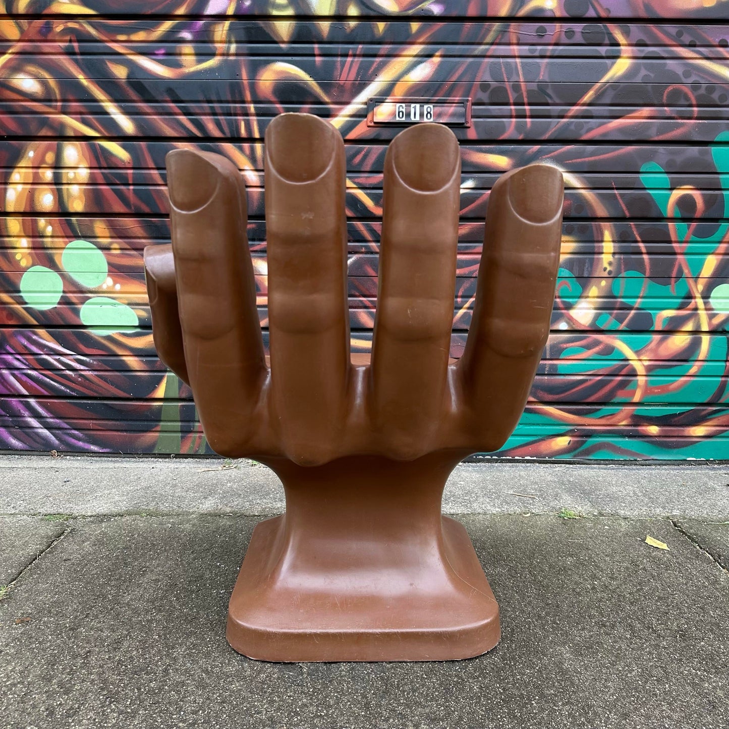Vintage Mid Century Modern Hand Form Chair