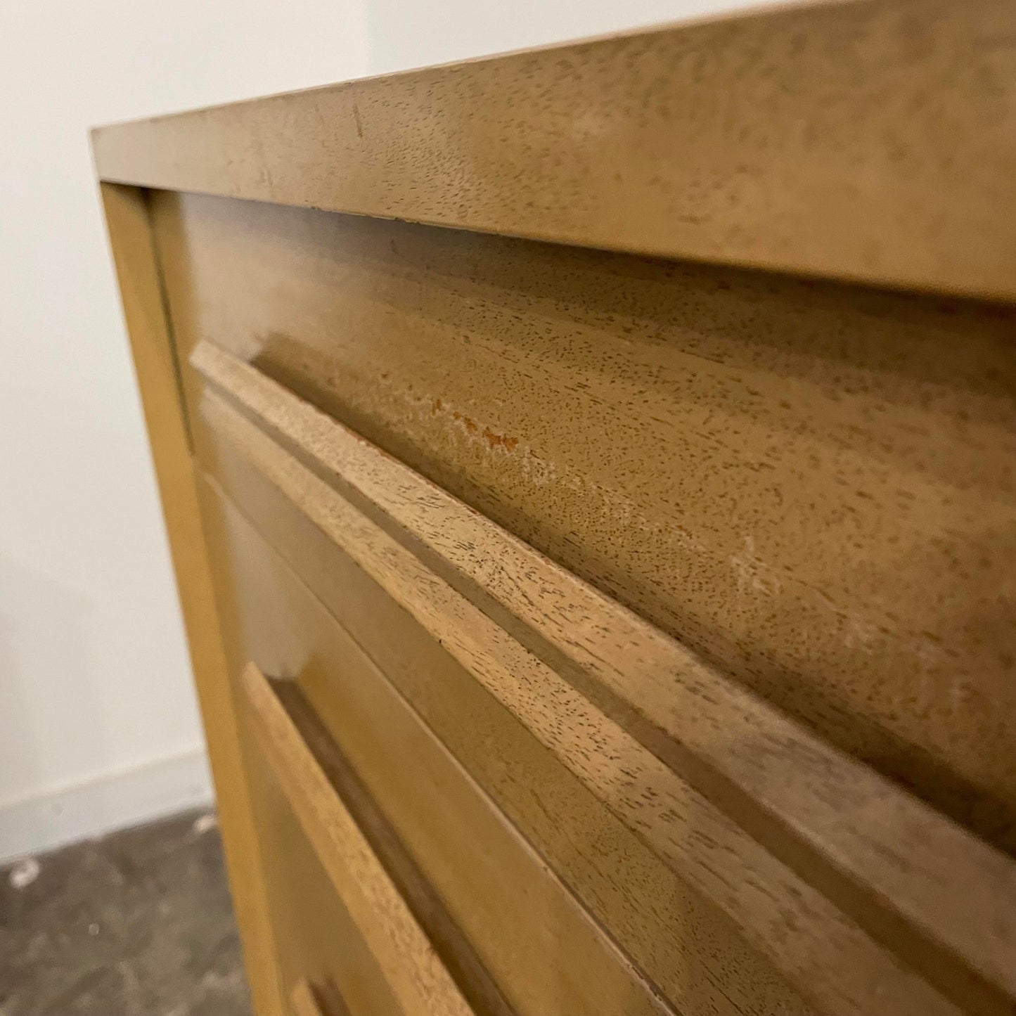 Vintage Mid Century Modern John Stuart Furniture Tall Dresser