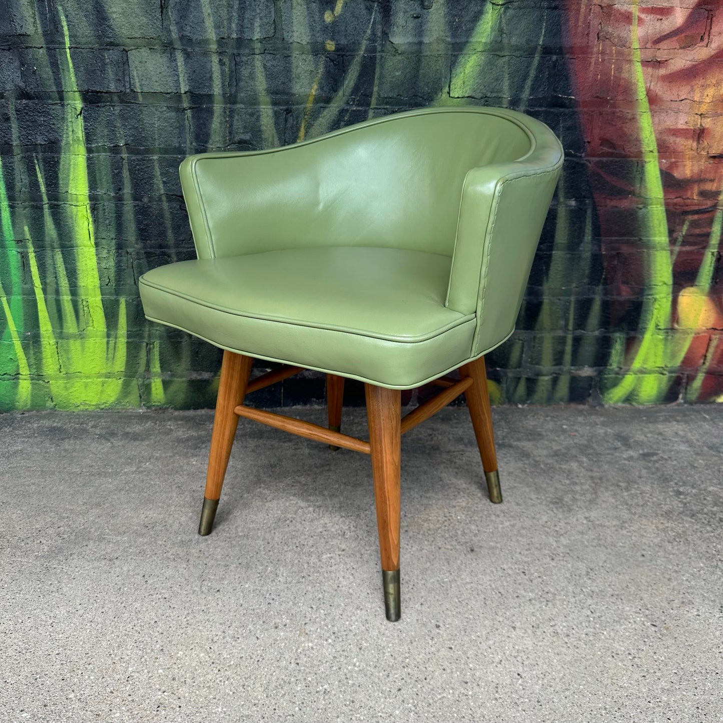 Edward Wormley for Dunbar Lazy Susan Dining Set With Heated Center and 6 Chairs