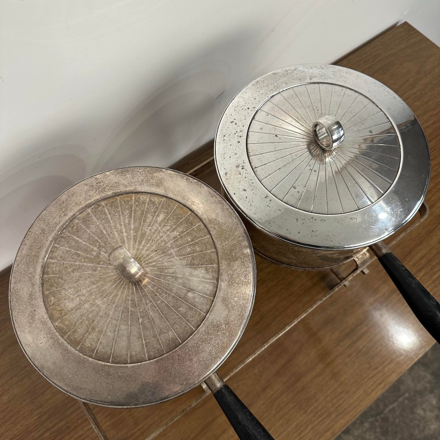 “El Dorado” by Georges Briard for English Sliver Serving Stand and Pots Set