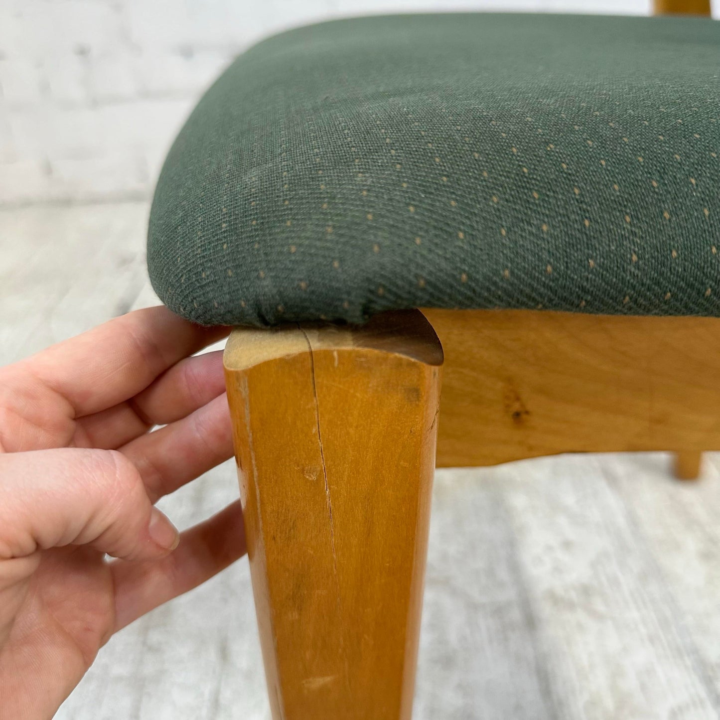 Early Knoll Associates Domus Chair 601 Madison Tag