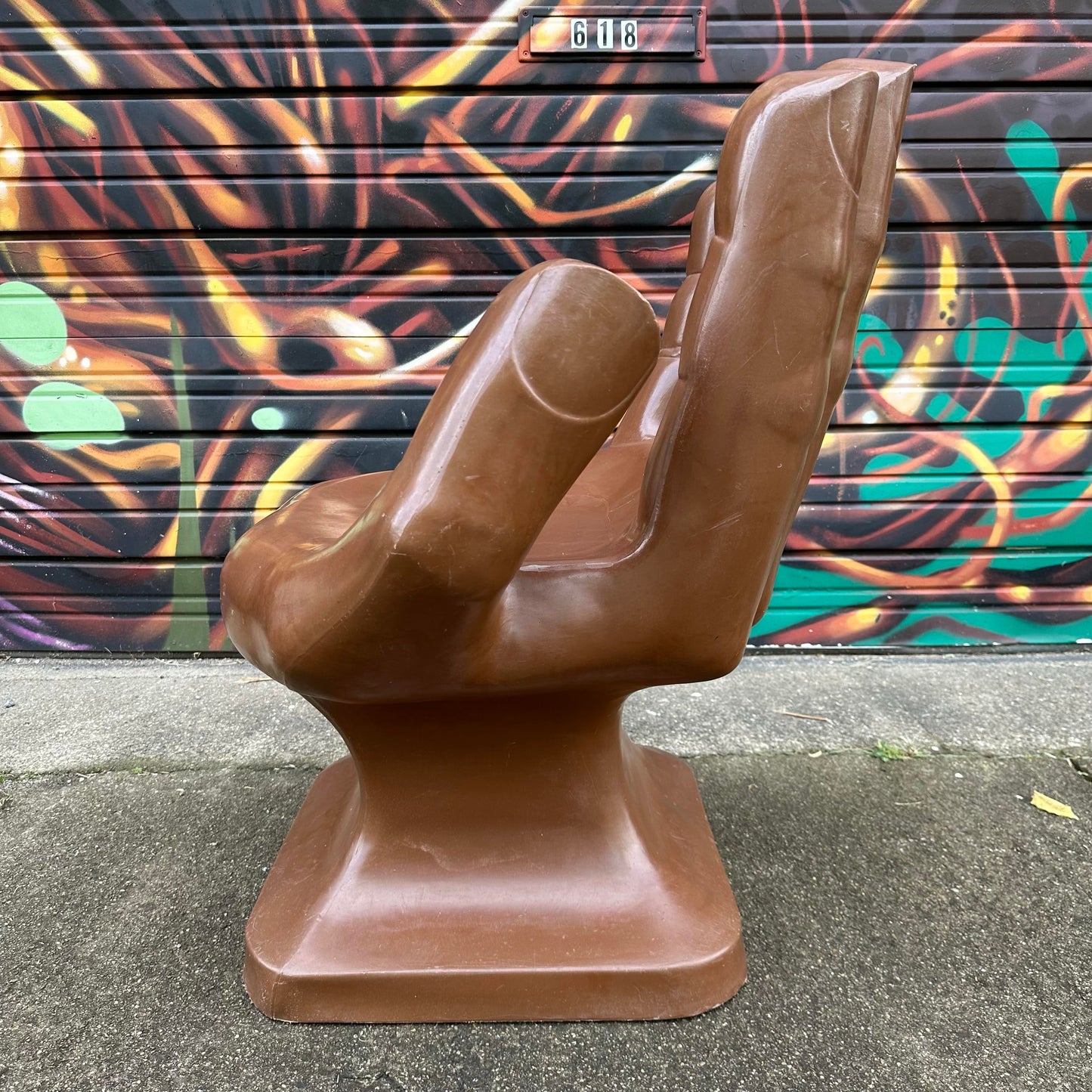 Vintage Mid Century Modern Hand Form Chair