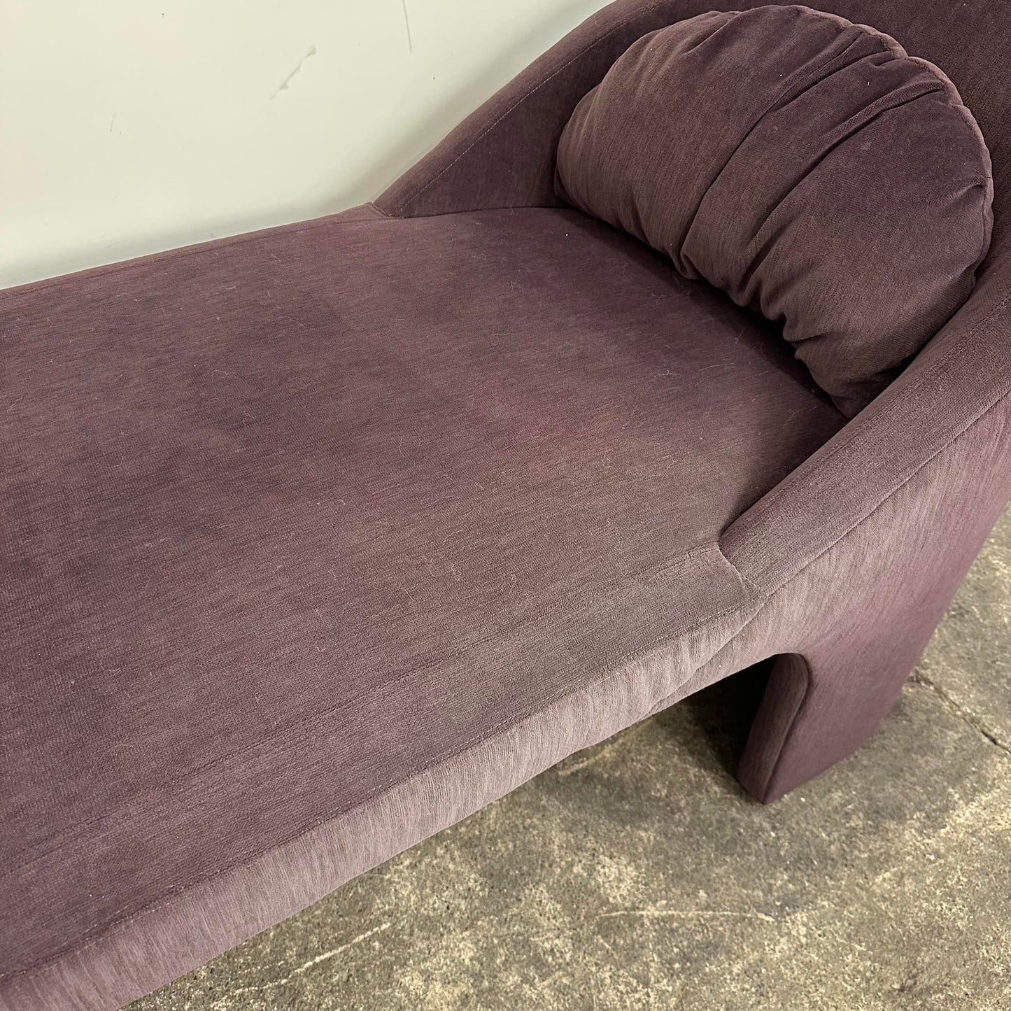 Post Modern Kagan-Style Chaise and Ottoman