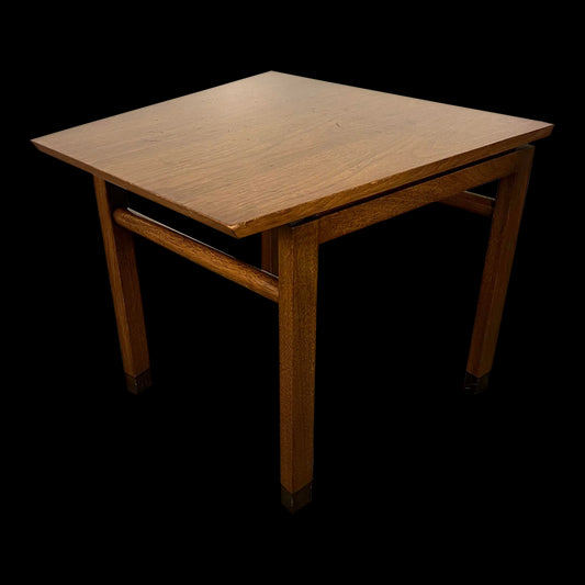 Dunbar Side Table Leather Wrapped Feet