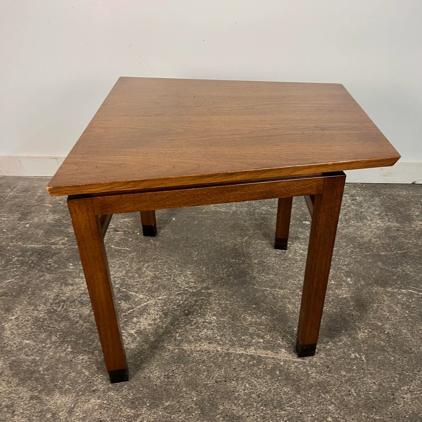 Dunbar Side Table Leather Wrapped Feet