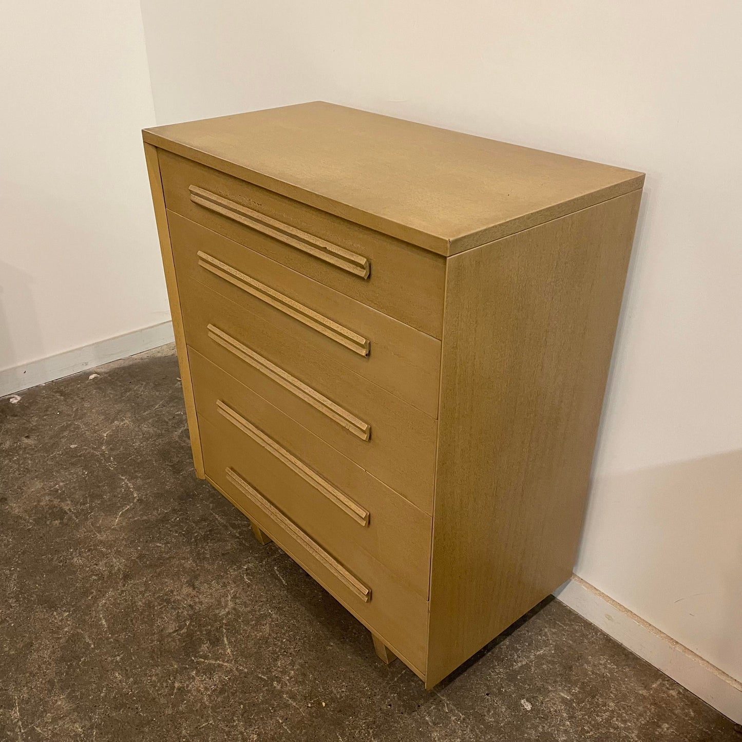 Vintage Mid Century Modern John Stuart Furniture Tall Dresser