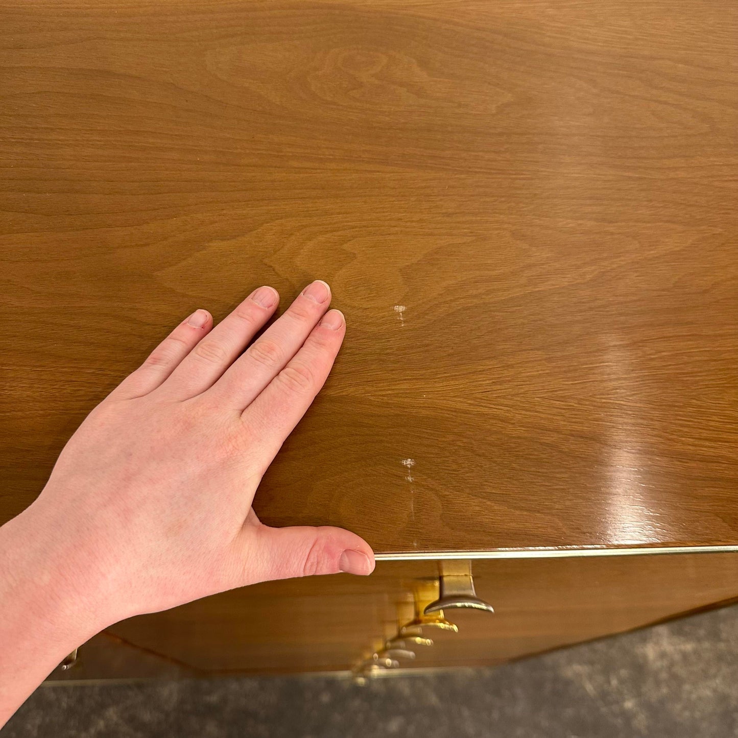 Rway Wardrobe Dresser Tall Chest Brass Lots of Drawers