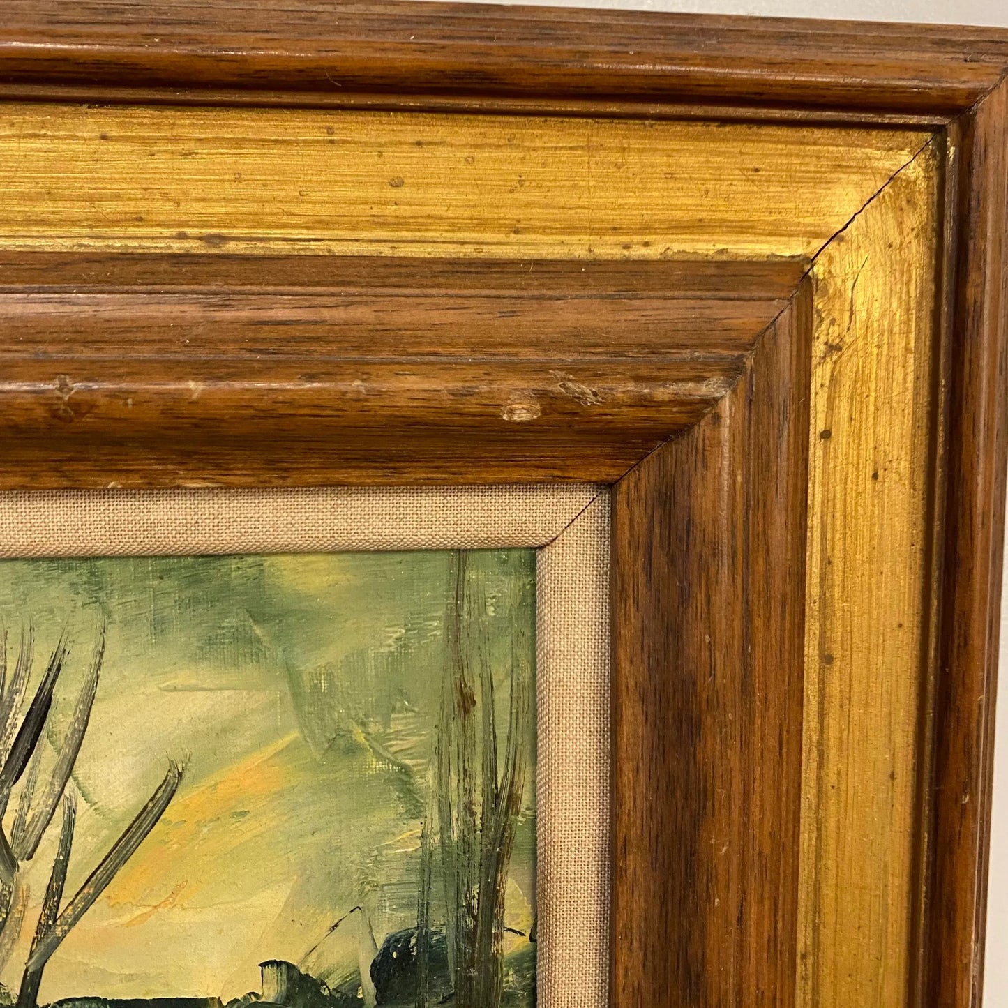 Framed and Signed Landscape Painting by Erdelyi