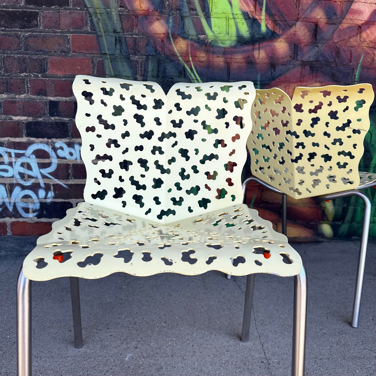 Set of 4 Richard Schultz Topiary Collection Side Chairs