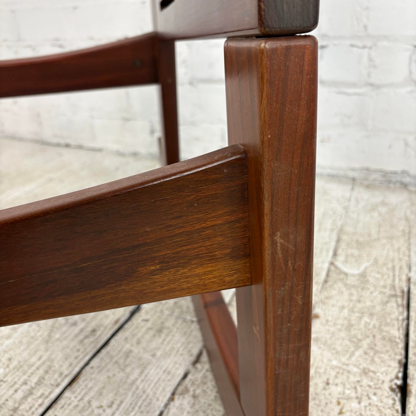 Gelli Indústria De Móveis Brazilian Rosewood Rocking Chair Frame