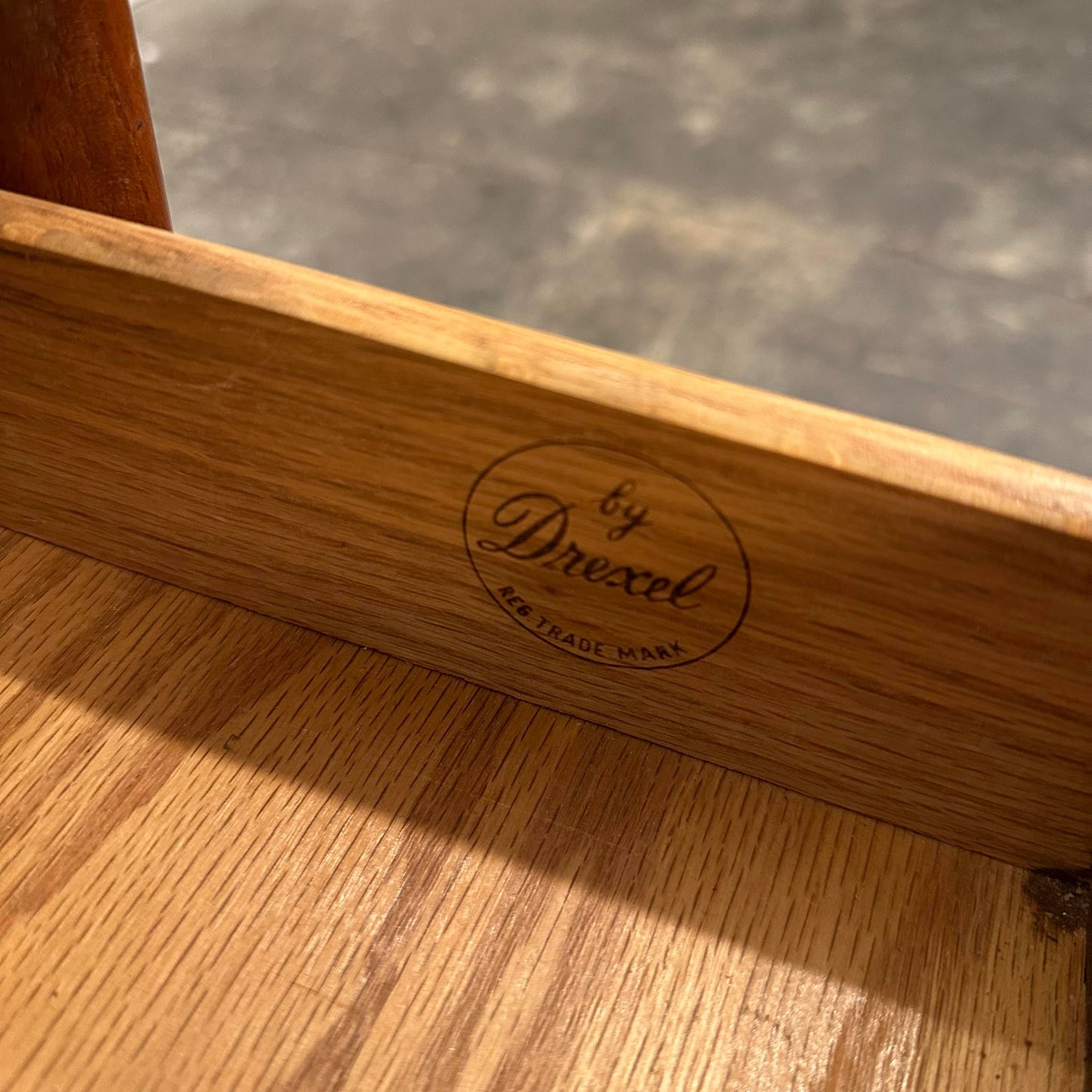 Walnut Nightstand End Table by Barney Flagg for Drexel Parallel