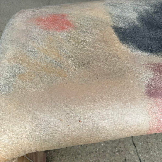 Waterfall Postmodern Bench Watercolor Fabric