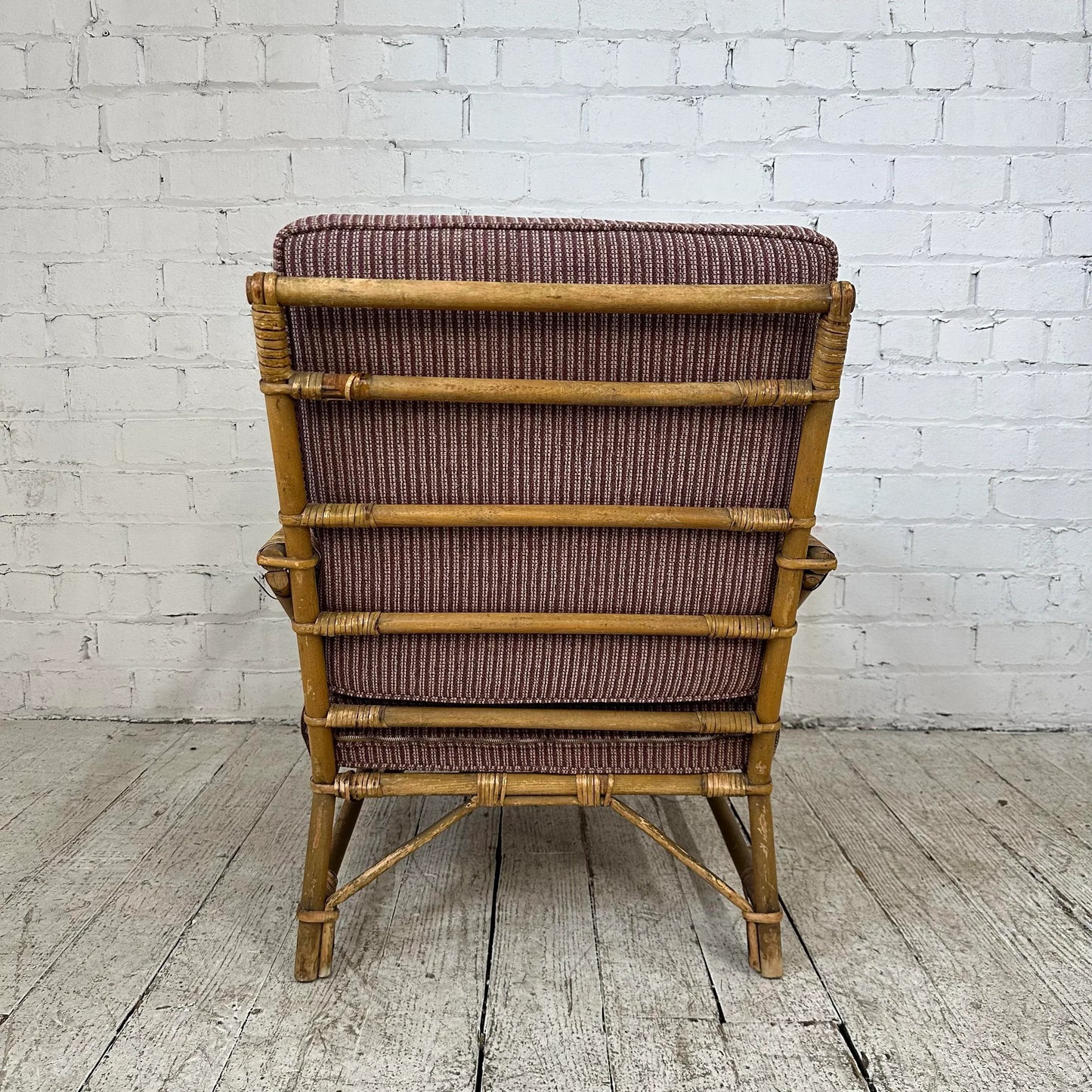 Mid Century Modern Heywood Wakefield Bamboo Lounge Chair