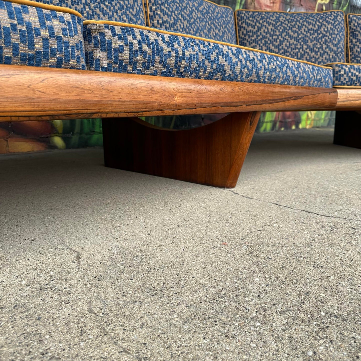 Studio Made Rosewood Sofa by Walter Klaus