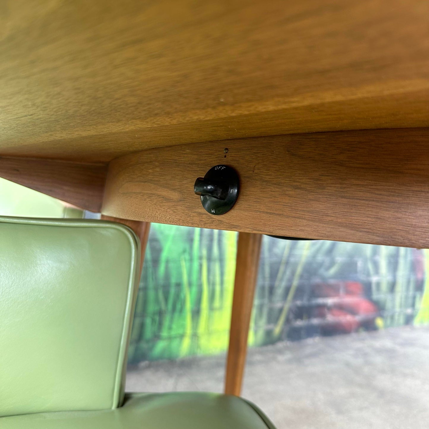 Edward Wormley for Dunbar Lazy Susan Dining Set With Heated Center and 6 Chairs