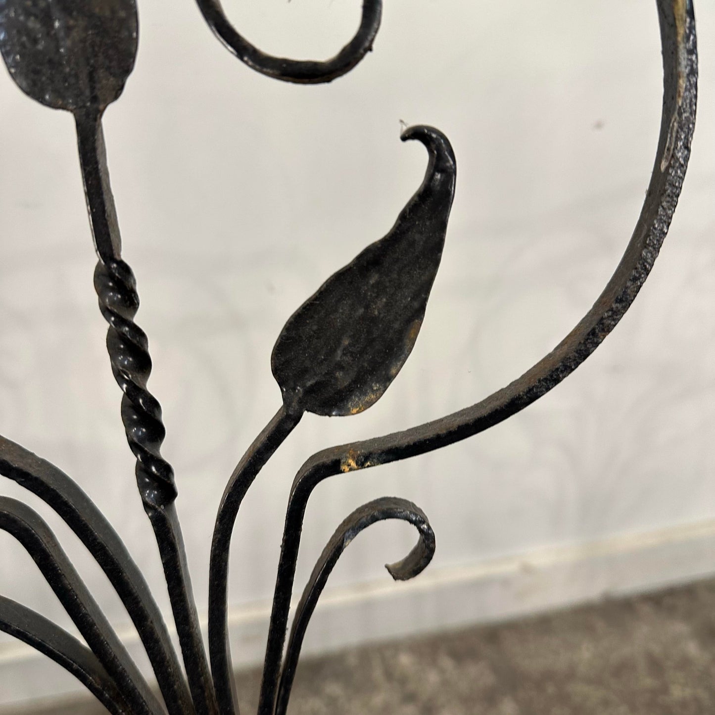 Set of 4 Salterini Iron Patio Dining Chair Art Deco, Attributed